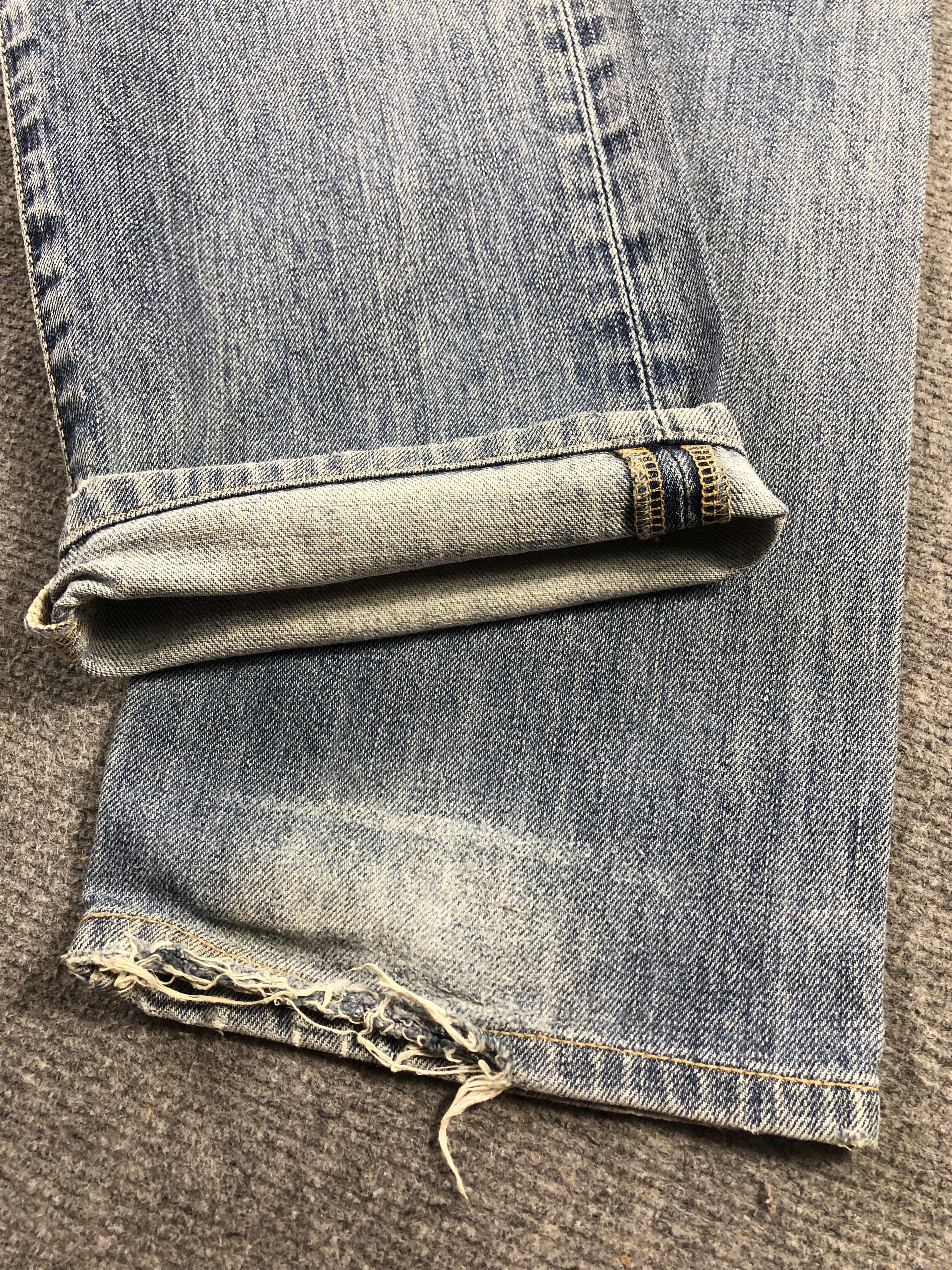 Other Wash Blue Papas Denim Jeans 28x27 Size US 28 / EU 44 - 13 Thumbnail