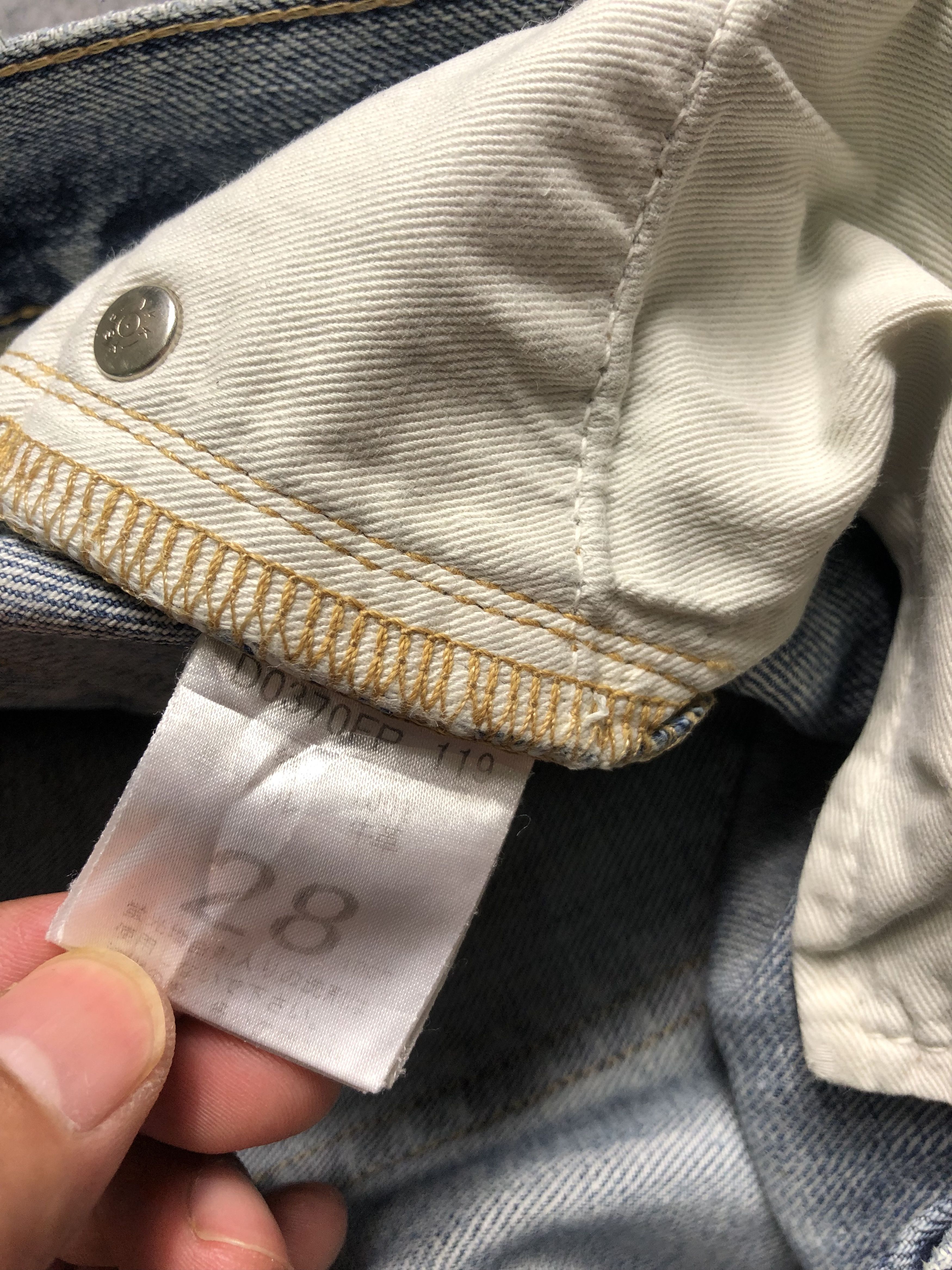 Other Wash Blue Papas Denim Jeans 28x27 Size US 28 / EU 44 - 5 Thumbnail