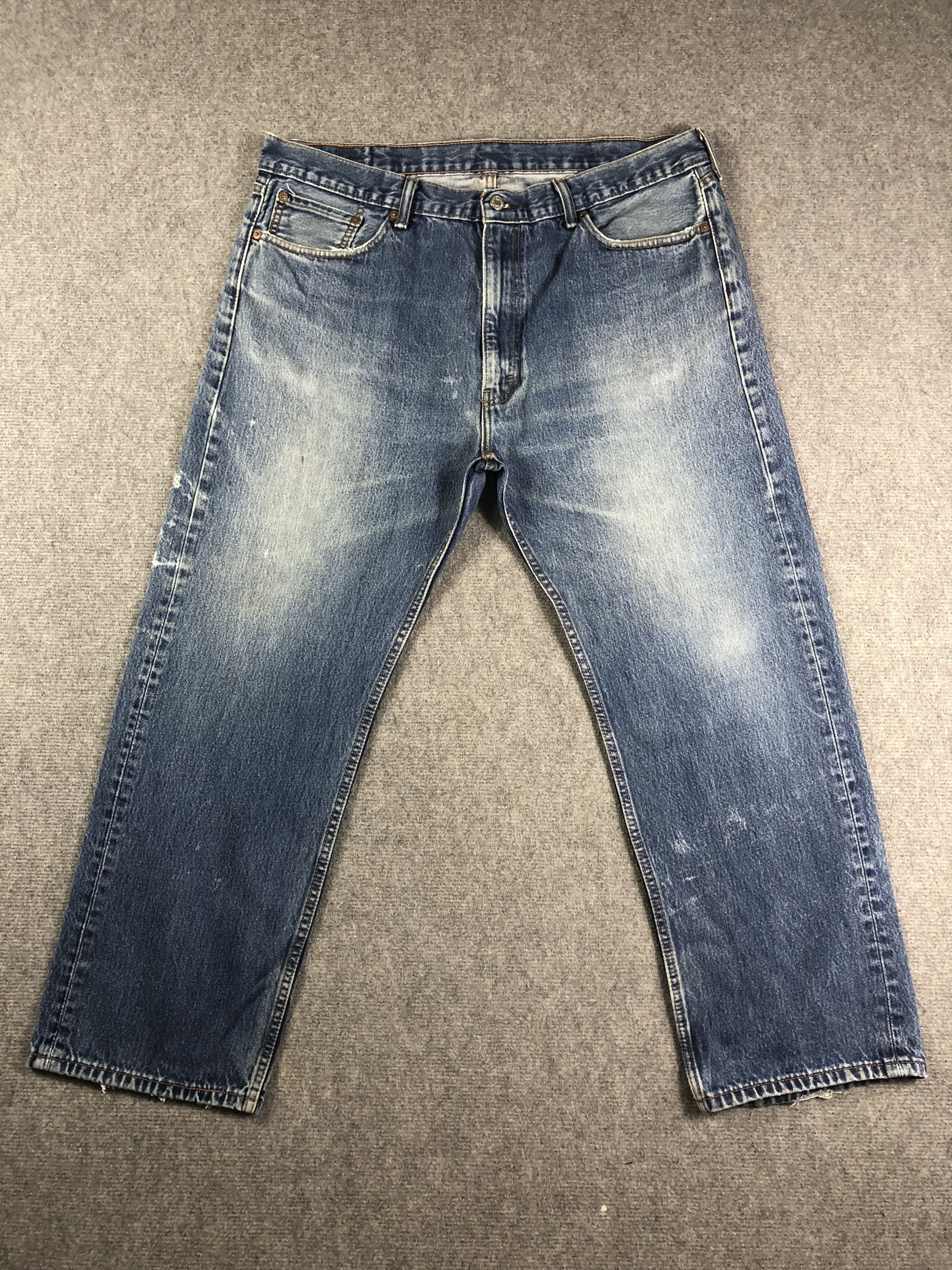 Image of Faded Blue Levis 505 Denim Jeans 41X28, Men's