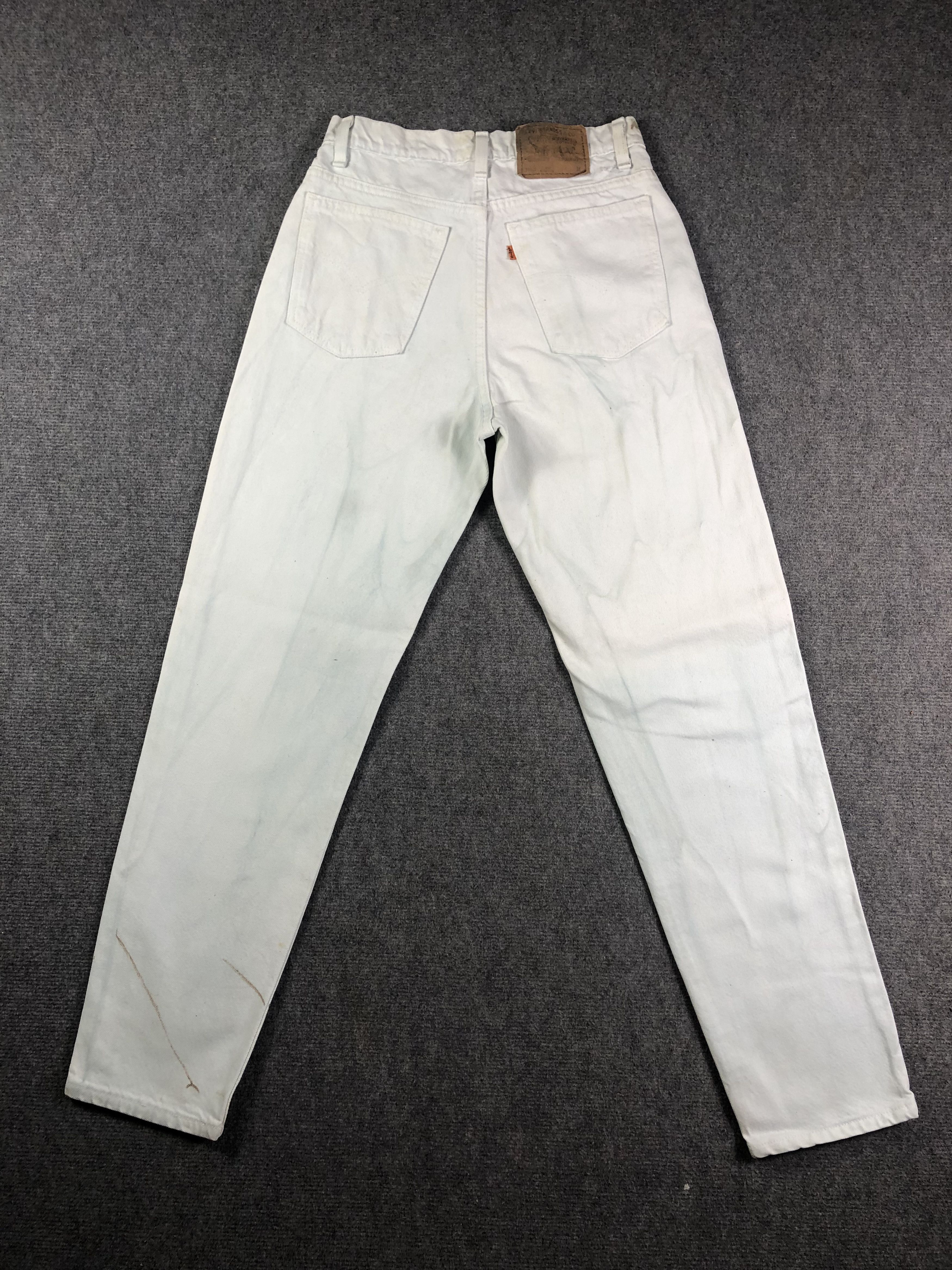 Levi's Dirty White Vintage Levis Orange Tag 29x30.5 Size US 29 - 16 Thumbnail