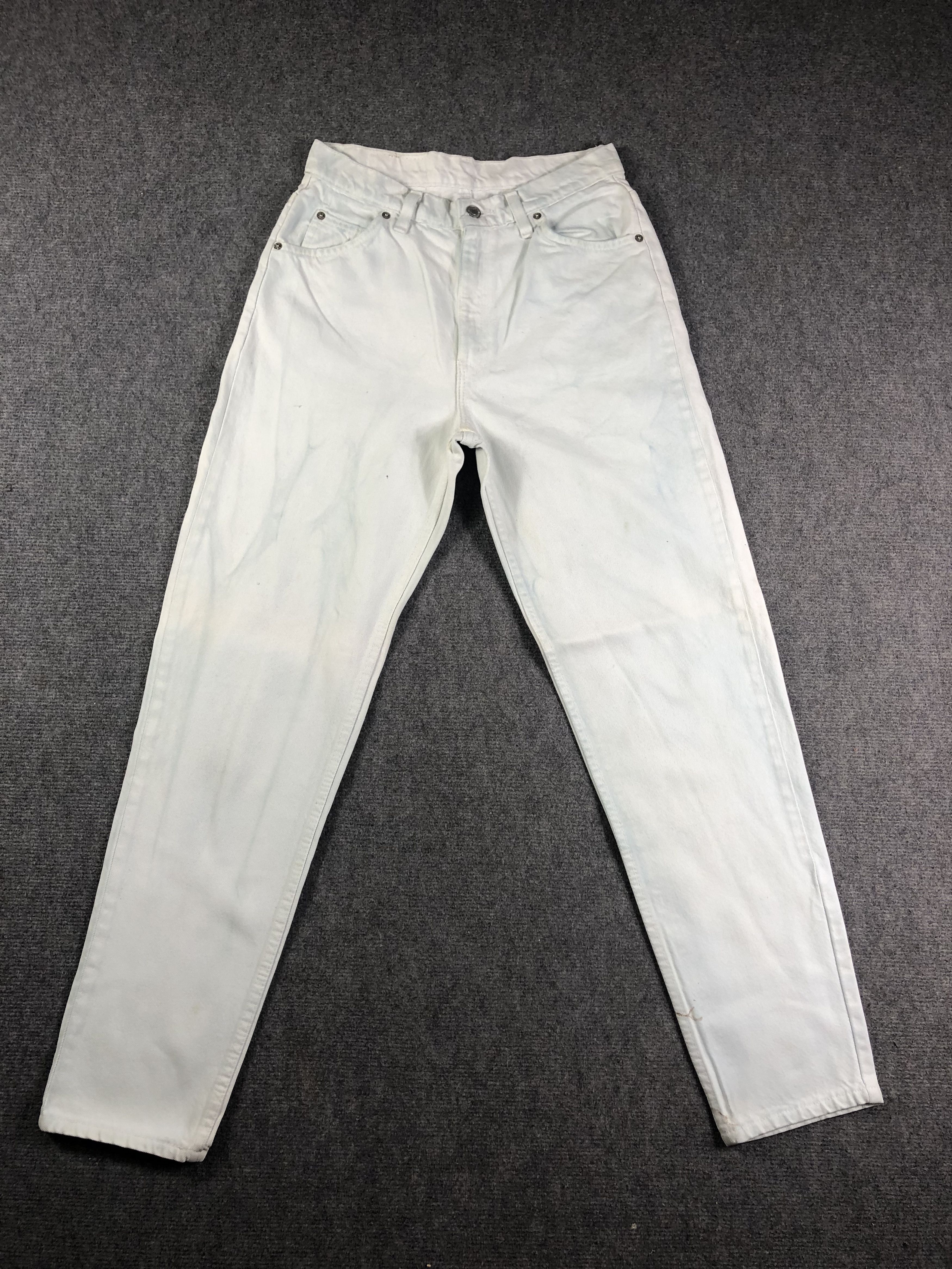 Levi's Dirty White Vintage Levis Orange Tag 29x30.5 Size US 29 - 1 Thumbnail