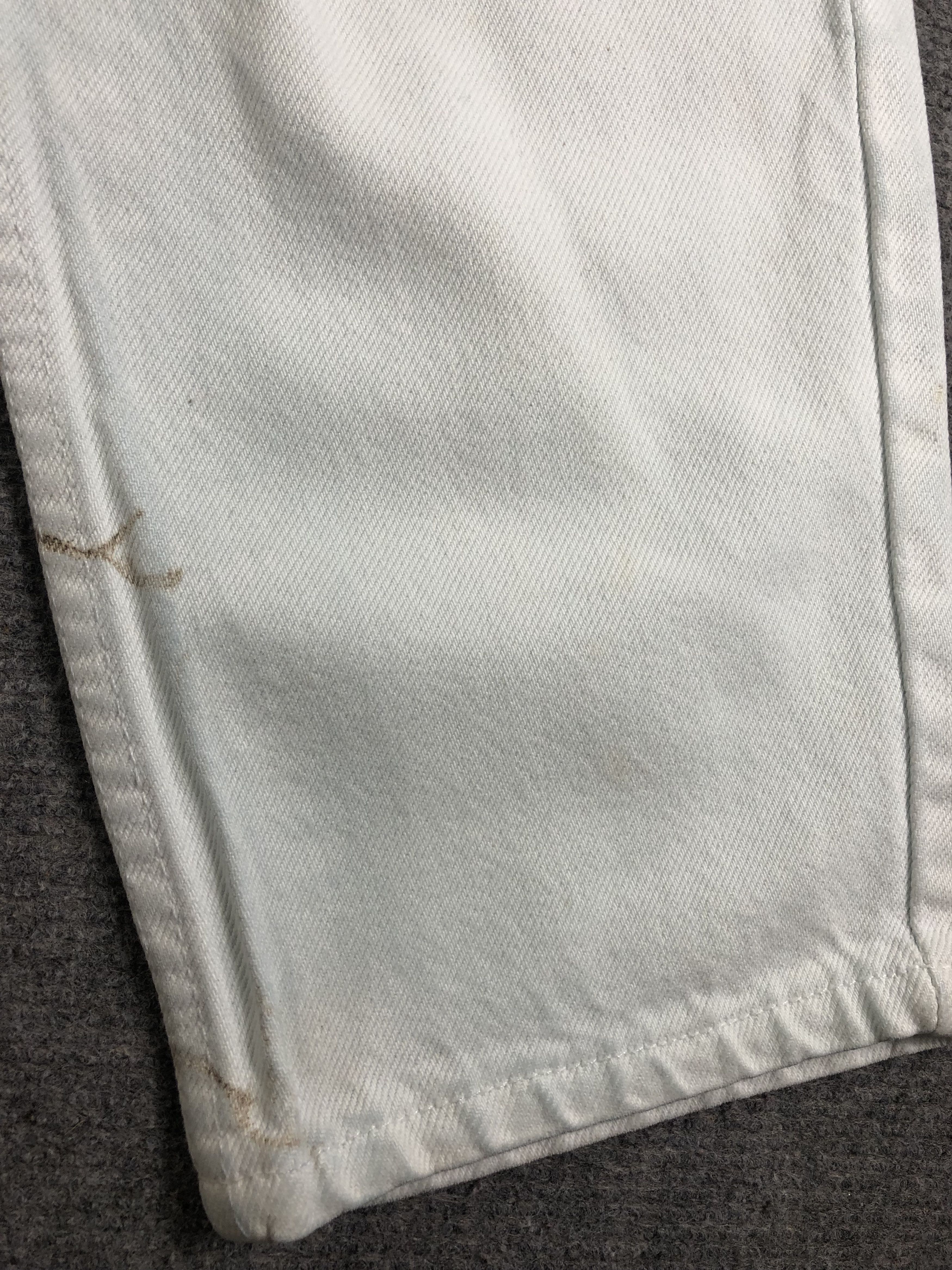 Levi's Dirty White Vintage Levis Orange Tag 29x30.5 Size US 29 - 9 Thumbnail