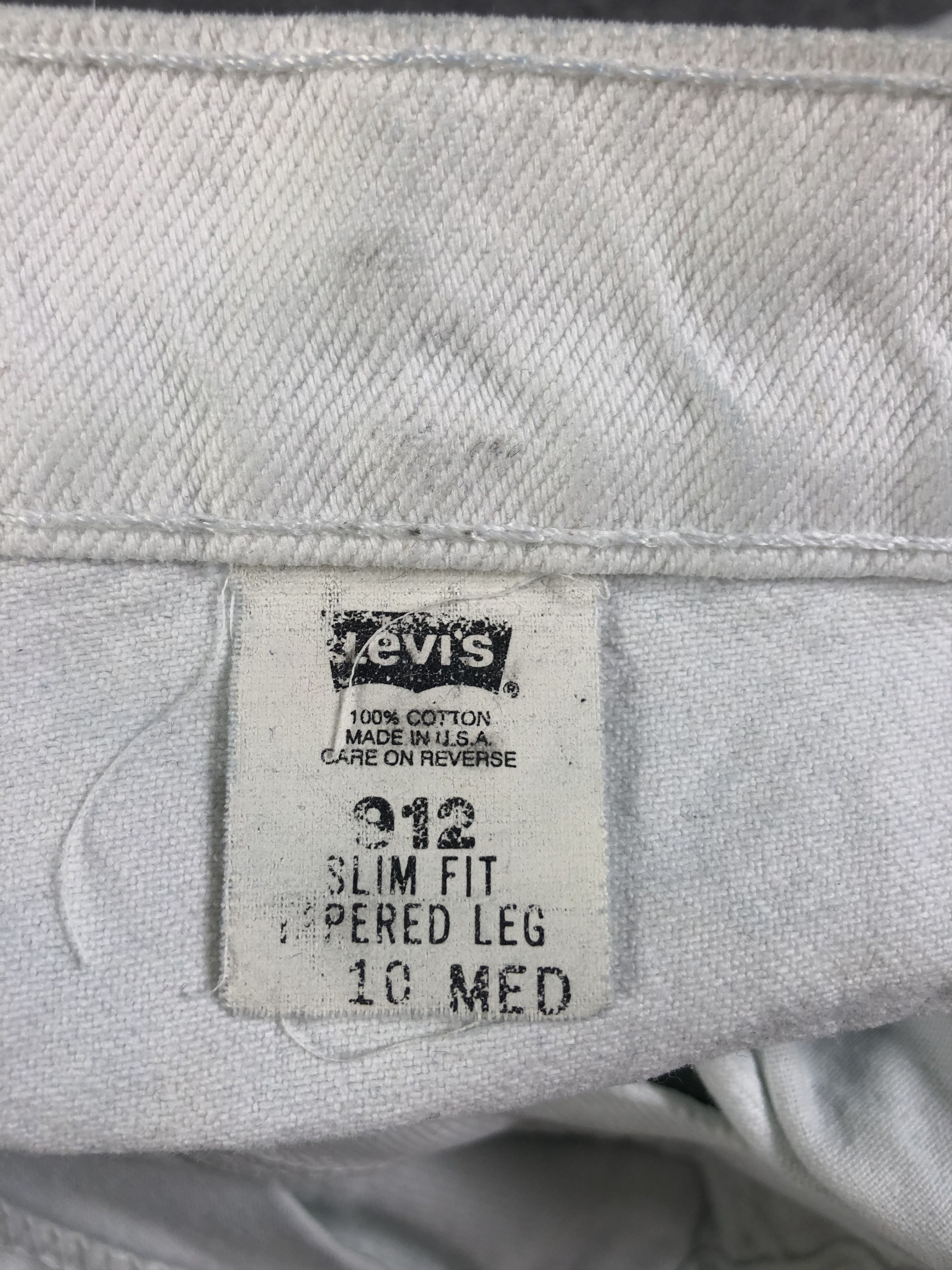 Levi's Dirty White Vintage Levis Orange Tag 29x30.5 Size US 29 - 4 Thumbnail