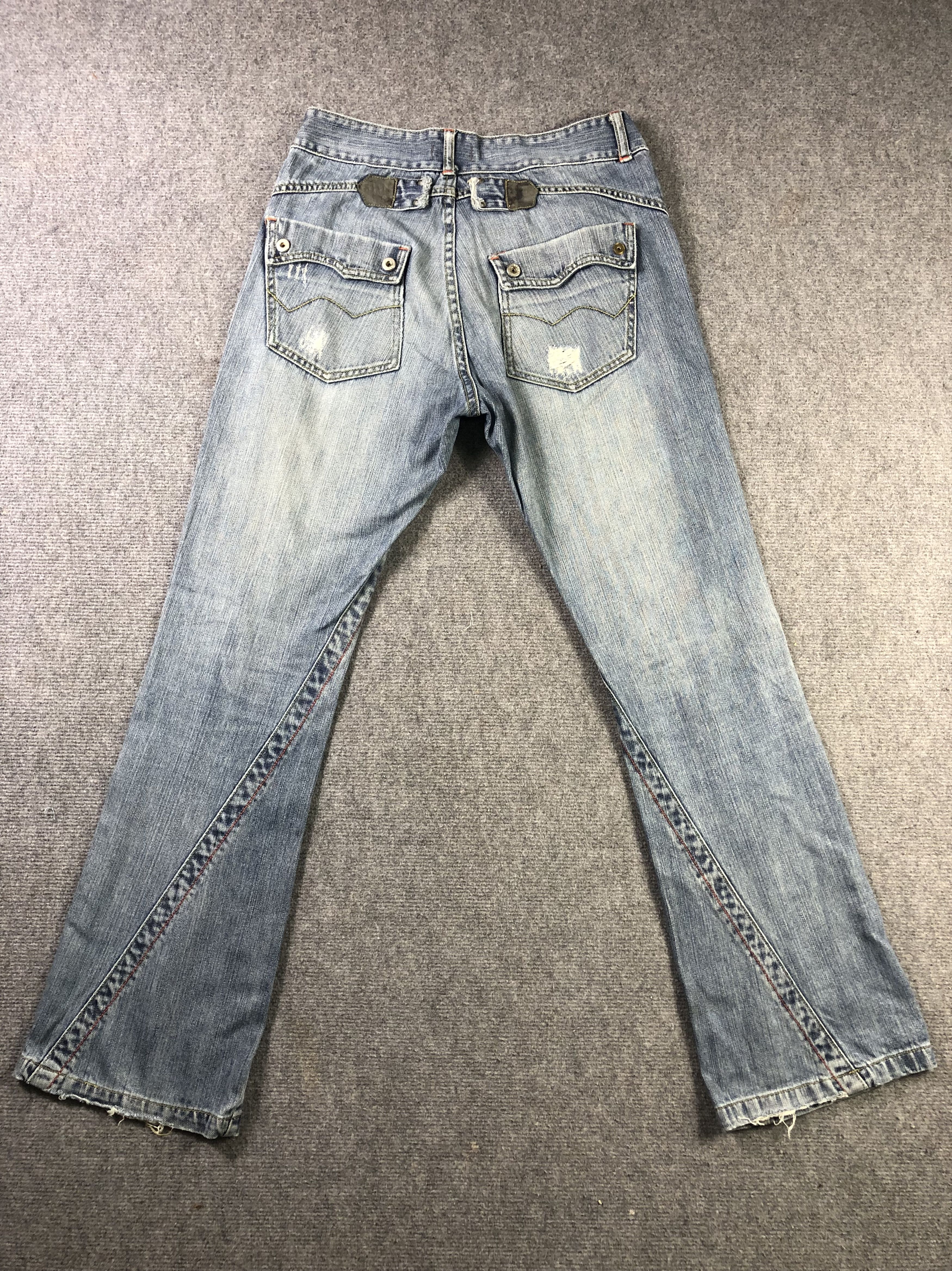 Other Wash Blue Bootcut Denim Jeans 30x31.5 Size US 30 / EU 46 - 16 Thumbnail