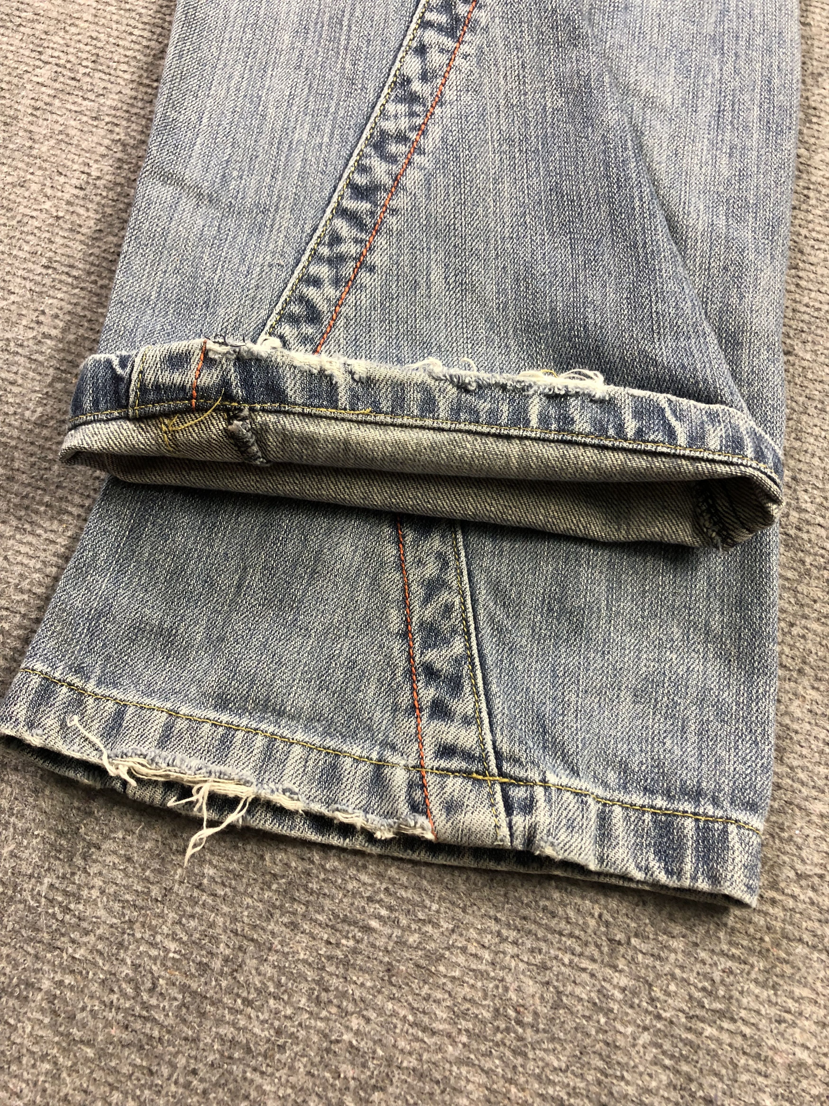 Other Wash Blue Bootcut Denim Jeans 30x31.5 Size US 30 / EU 46 - 15 Thumbnail