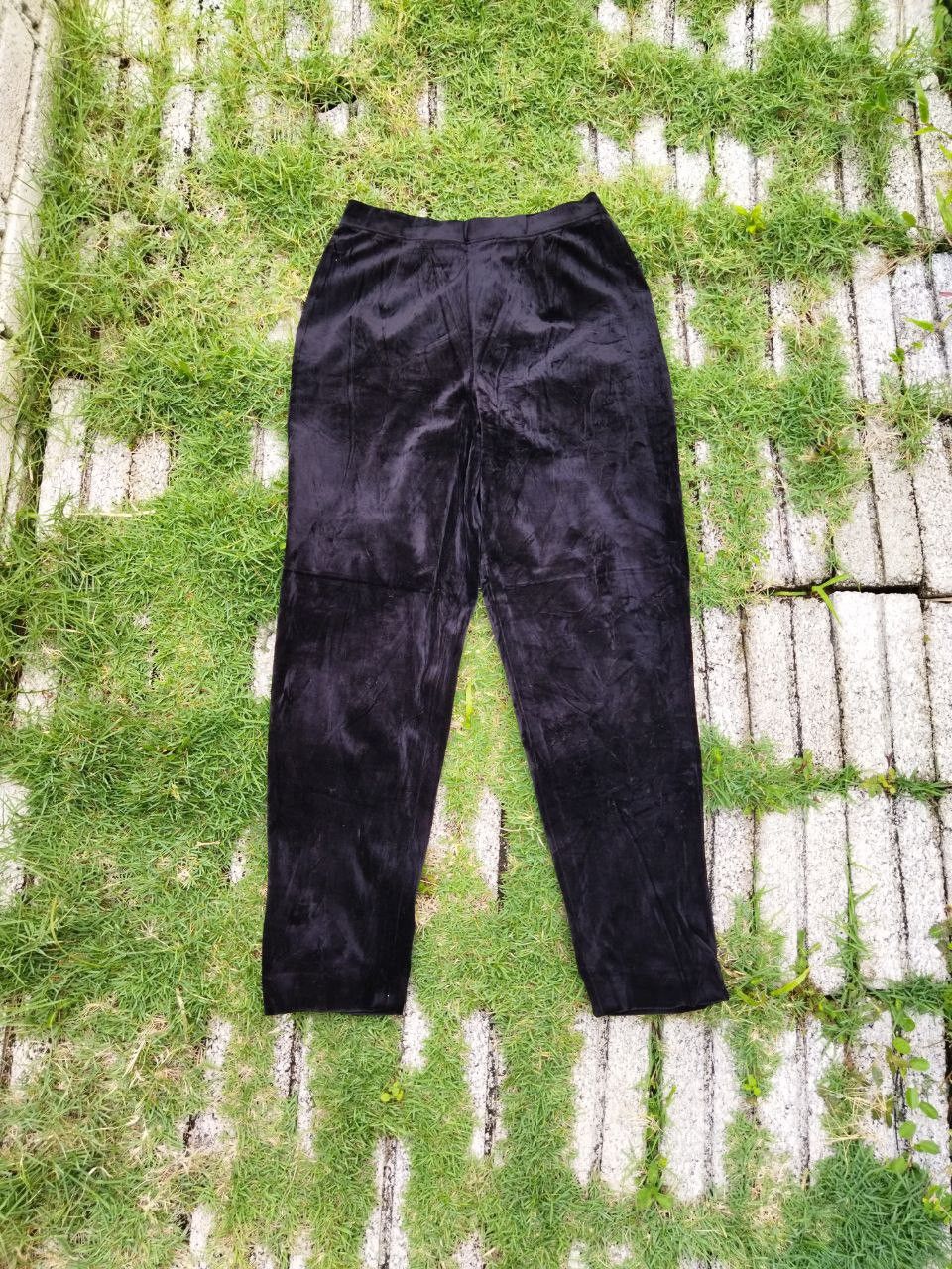 Bally Vintage Bally Velvet Pants - Size L Size 26" / US 2 / IT 38 - 1 Thumbnail