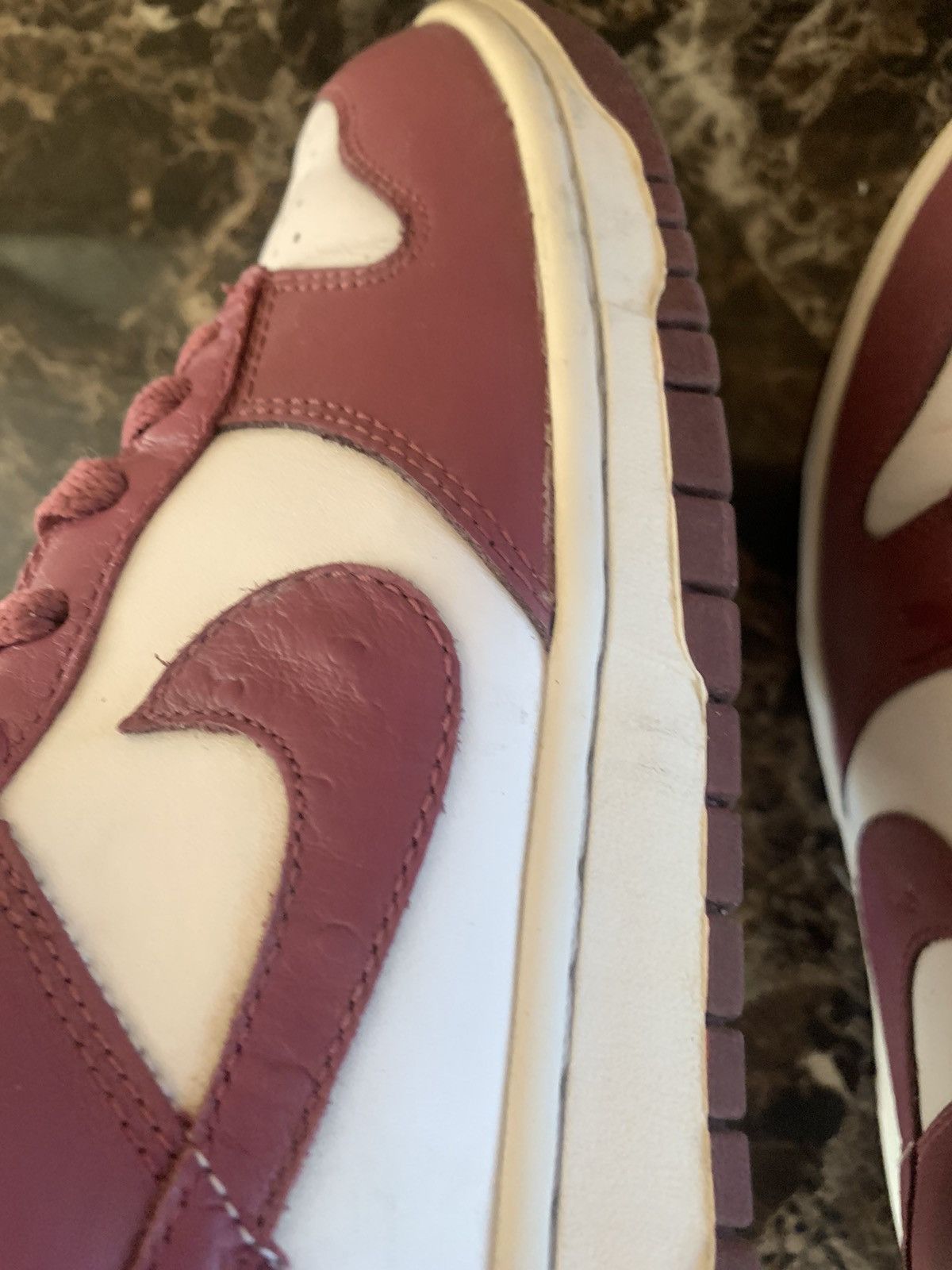Nike Nike Dunk Low 2010 Ostrich Myth Plum Size US 8 / EU 41 - 11 Thumbnail