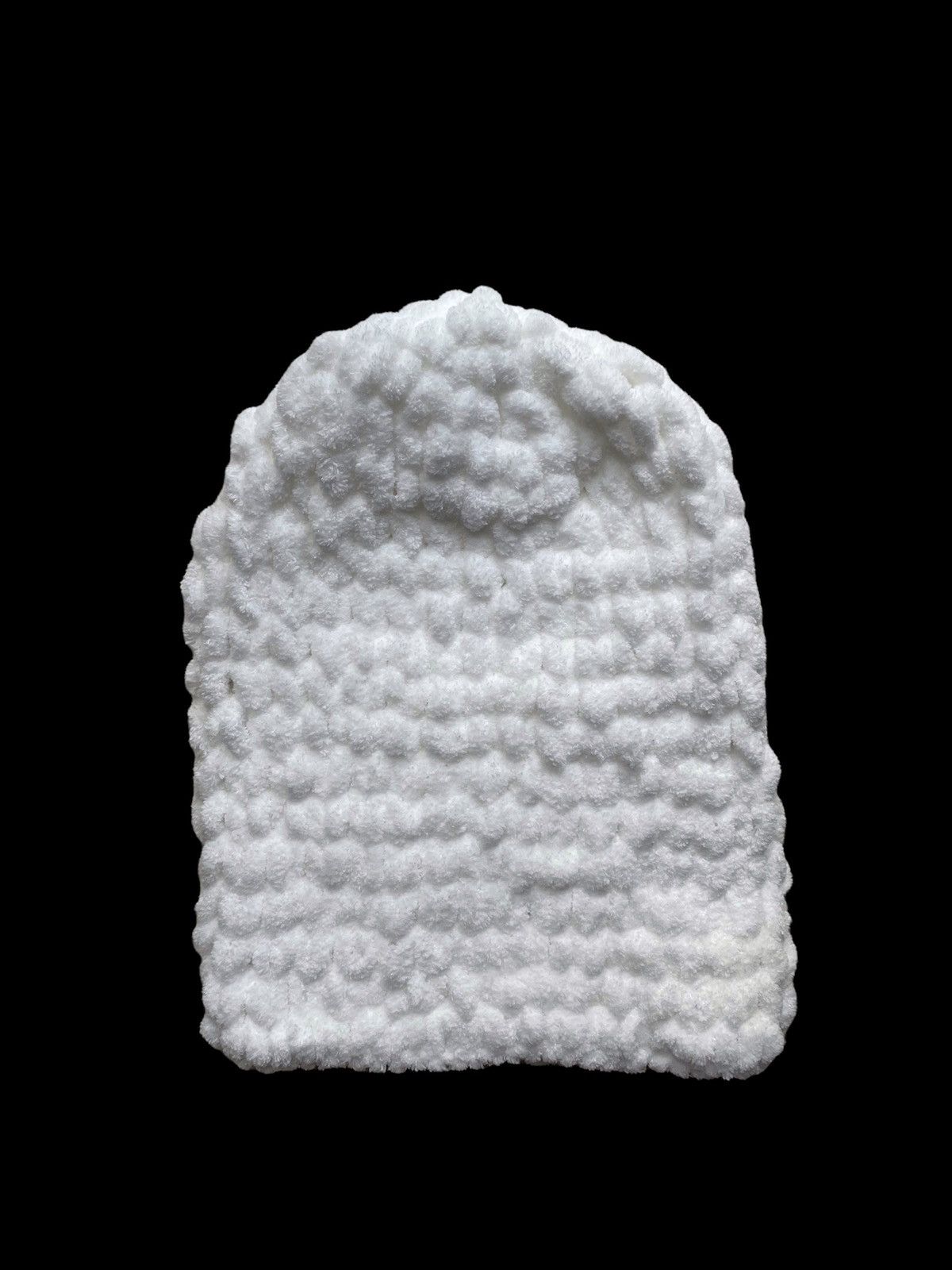 Other Handmade Knitted Balaclava Ski Mask Bunny Style TikTok Size ONE SIZE - 3 Thumbnail