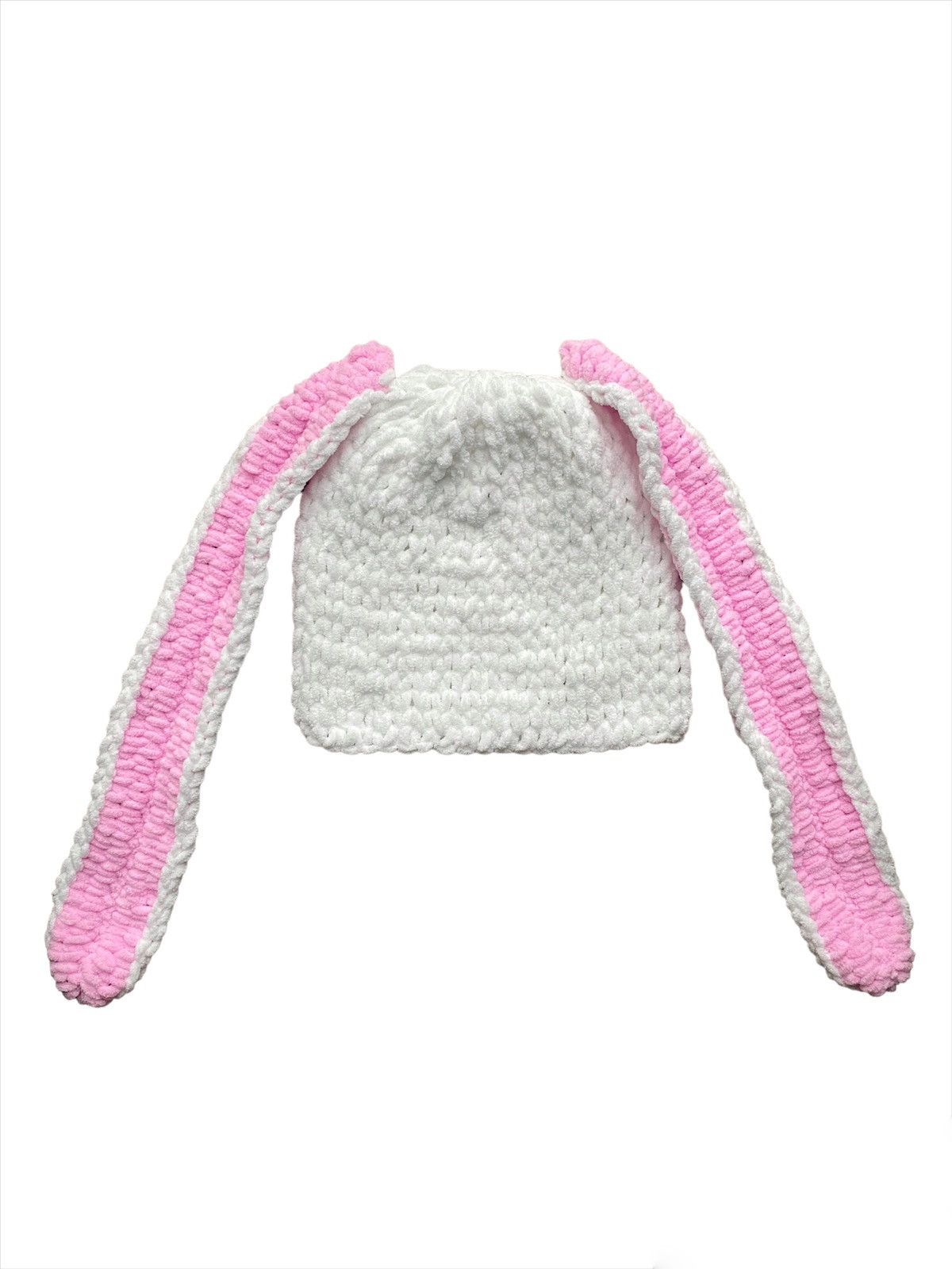Handmade × Japanese Brand Handmade Knitted Balaclava Ski Mask Bunny Rabbit Style Size ONE SIZE - 4 Thumbnail