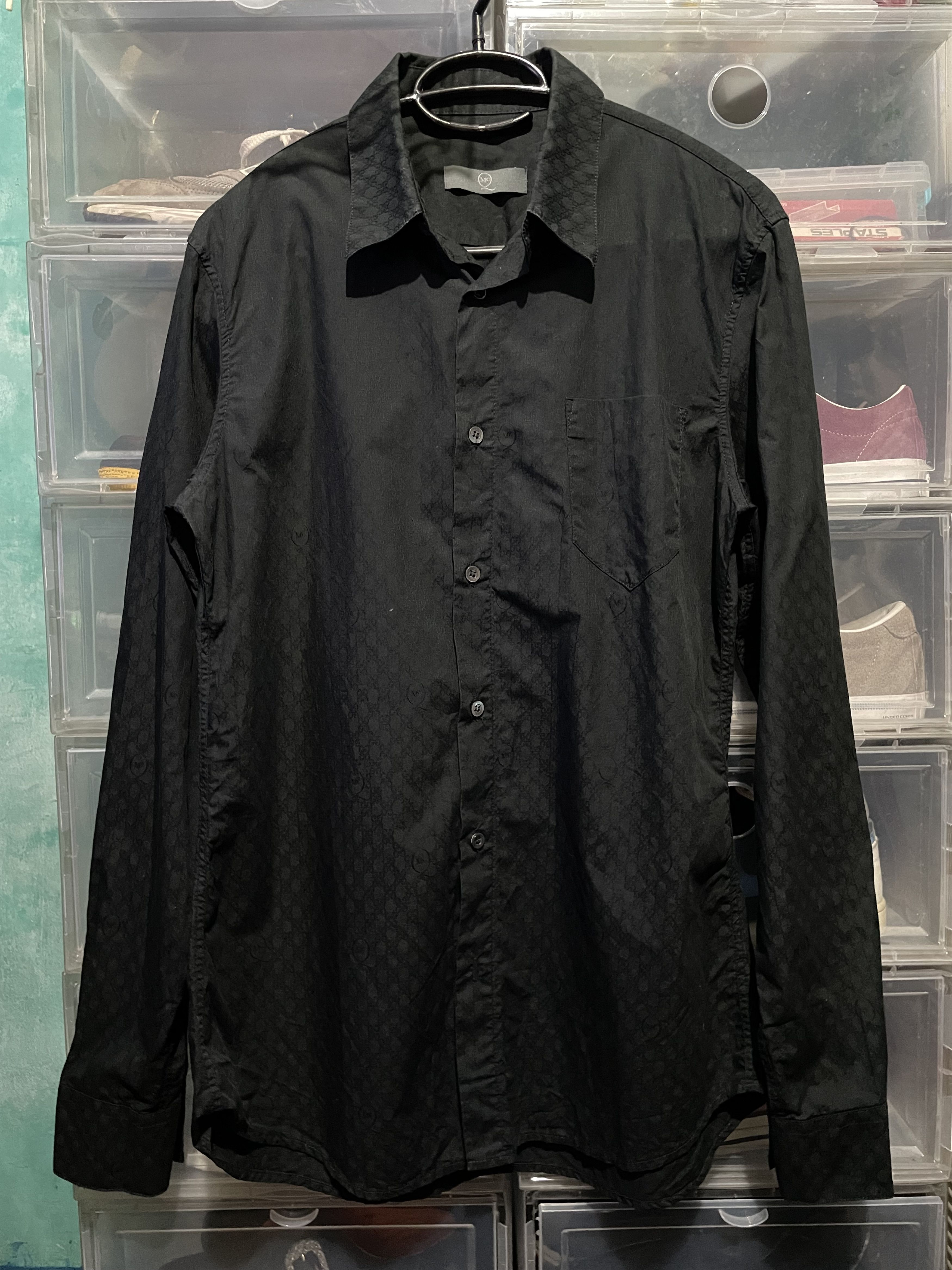 Alexander McQueen Alexander Mcqueen Monogram Button Up Size US S / EU 44-46 / 1 - 1 Thumbnail