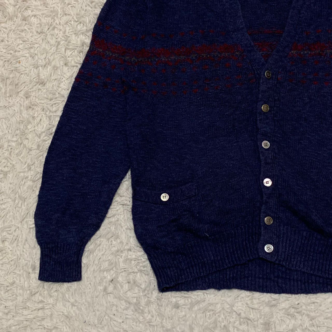 Japanese Brand Papas Maniere de Heming knit cardigan Size US L / EU 52-54 / 3 - 4 Thumbnail