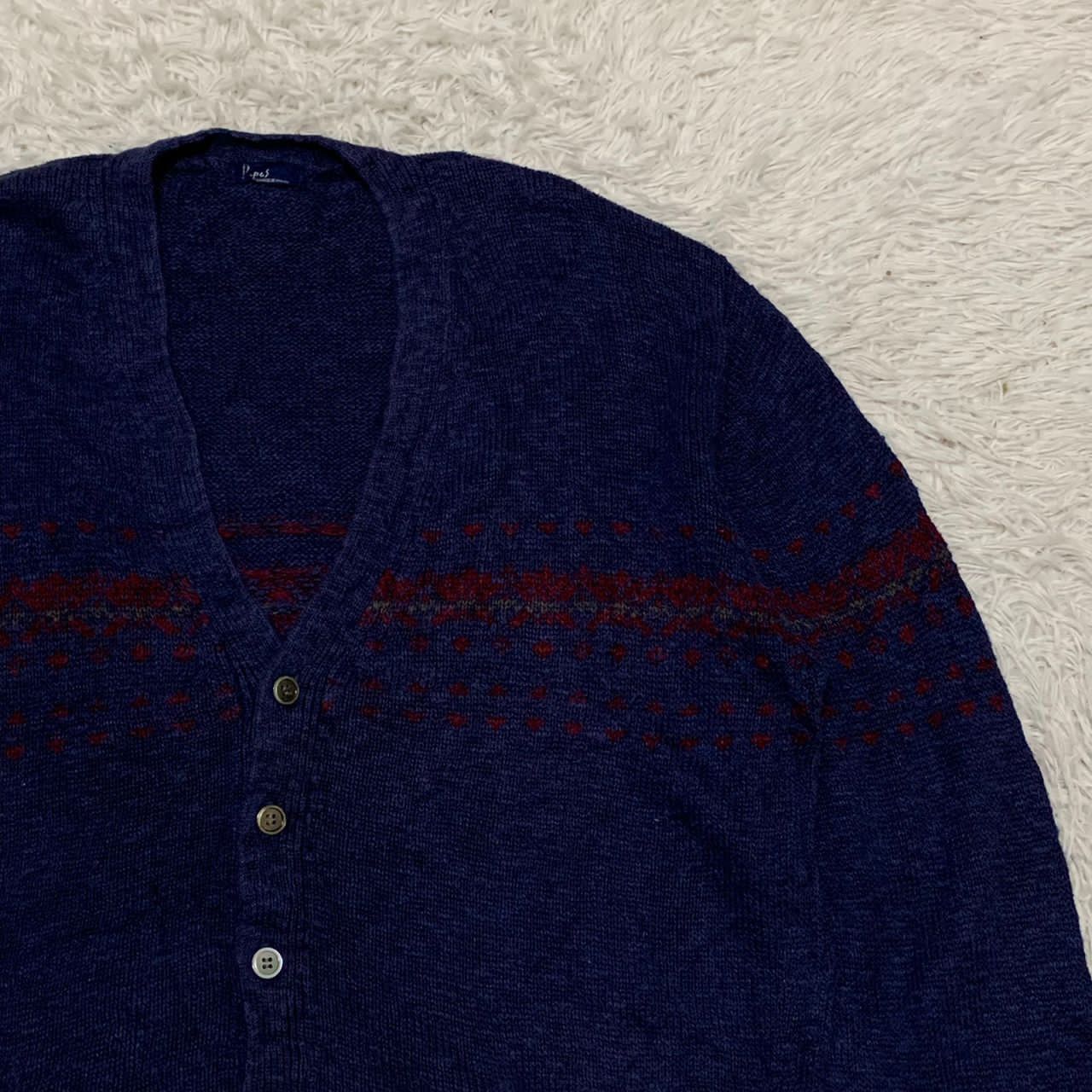 Japanese Brand Papas Maniere de Heming knit cardigan Size US L / EU 52-54 / 3 - 3 Thumbnail