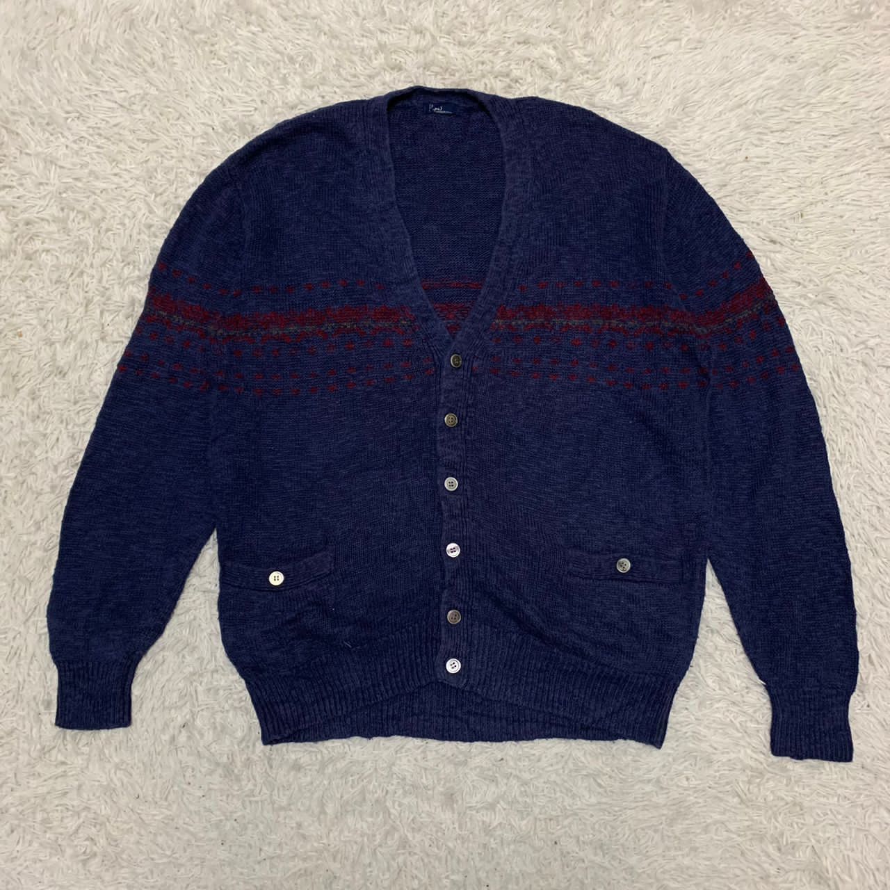 Japanese Brand Papas Maniere de Heming knit cardigan Size US L / EU 52-54 / 3 - 11 Thumbnail