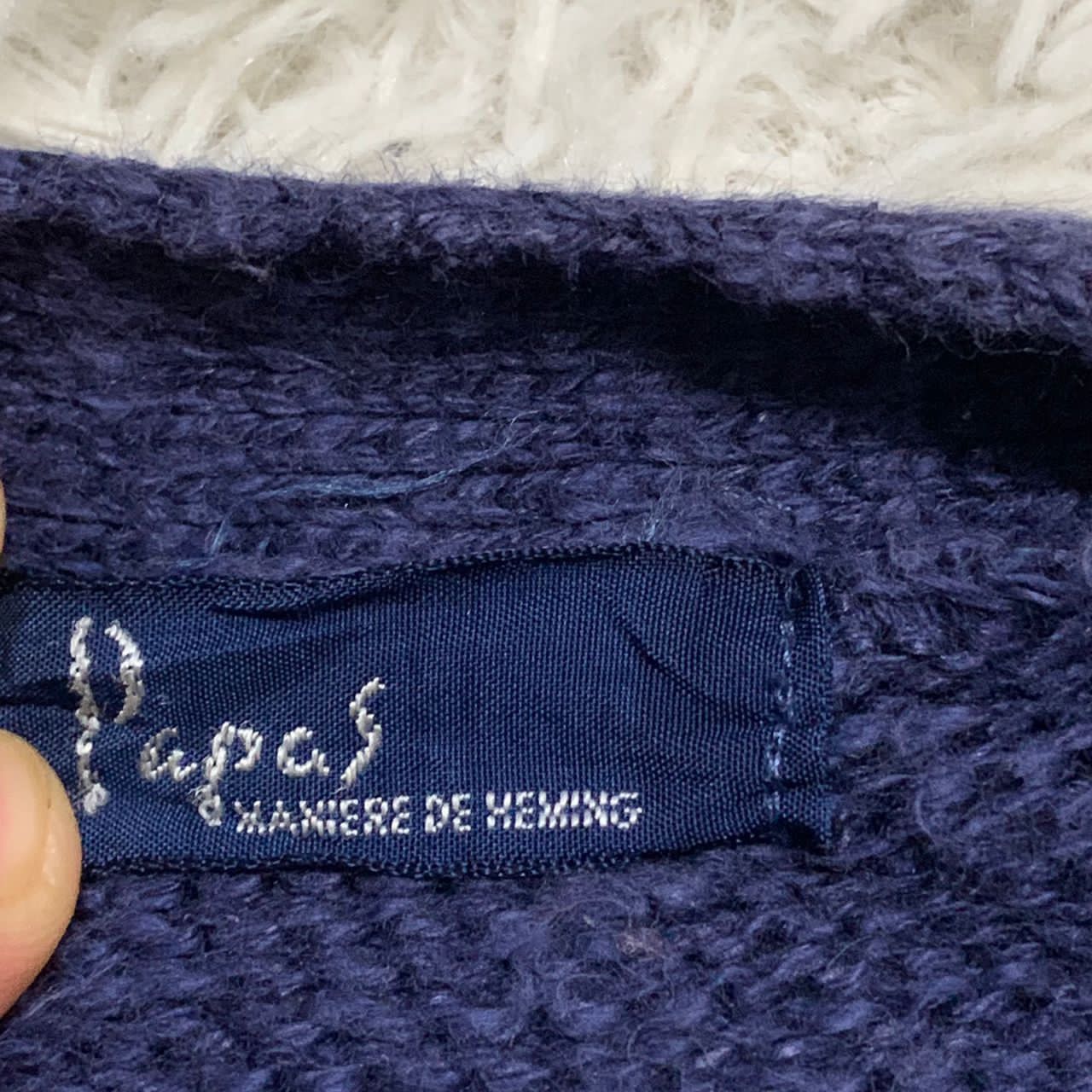 Japanese Brand Papas Maniere de Heming knit cardigan Size US L / EU 52-54 / 3 - 8 Thumbnail