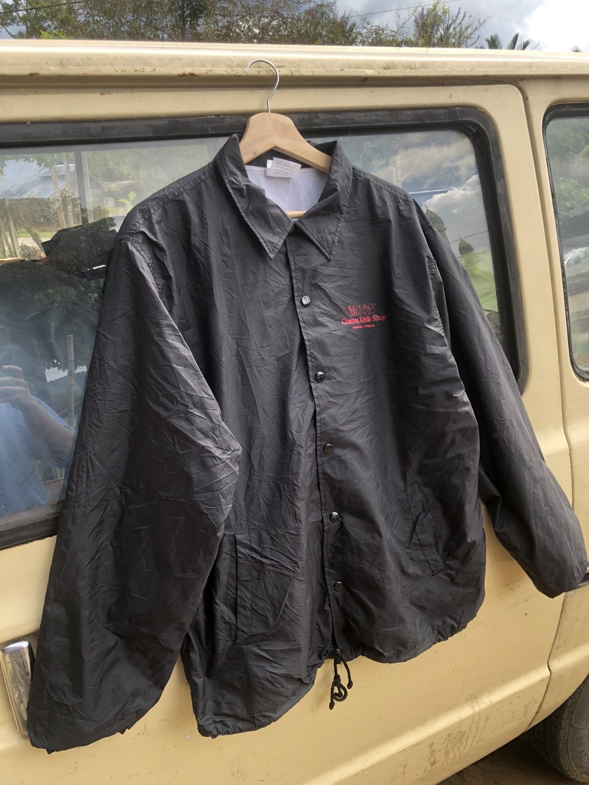 Japanese Brand Coach’s Jacket Moon Custom Cycle shop Yokohama Size US L / EU 52-54 / 3 - 3 Thumbnail