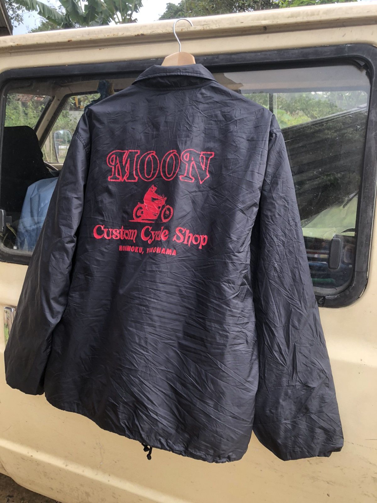 Japanese Brand Coach’s Jacket Moon Custom Cycle shop Yokohama Size US L / EU 52-54 / 3 - 5 Thumbnail