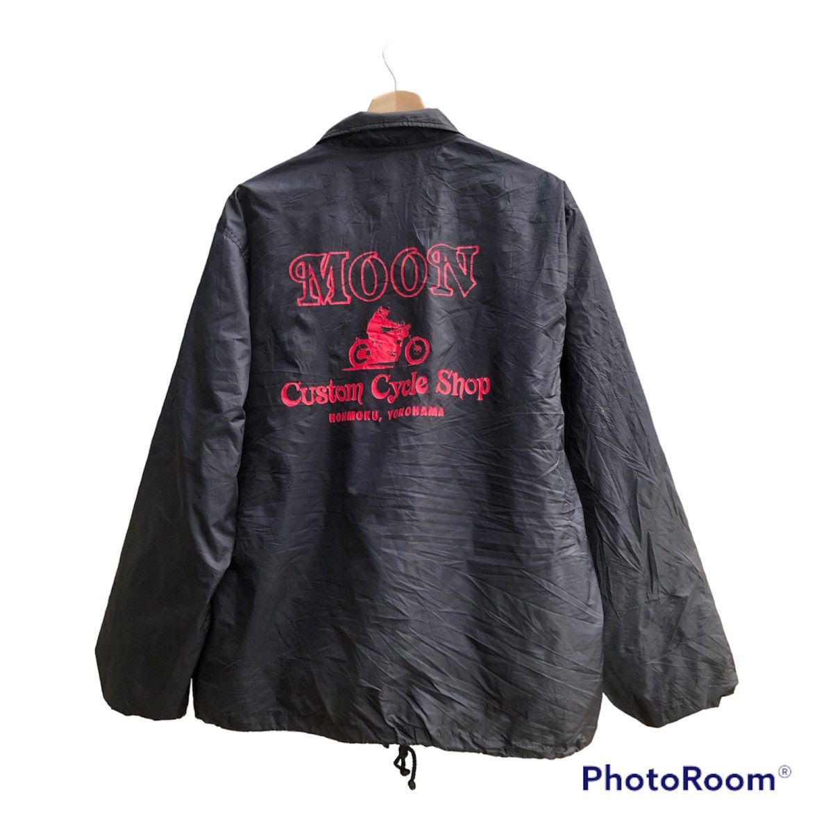 Japanese Brand Coach’s Jacket Moon Custom Cycle shop Yokohama Size US L / EU 52-54 / 3 - 2 Thumbnail