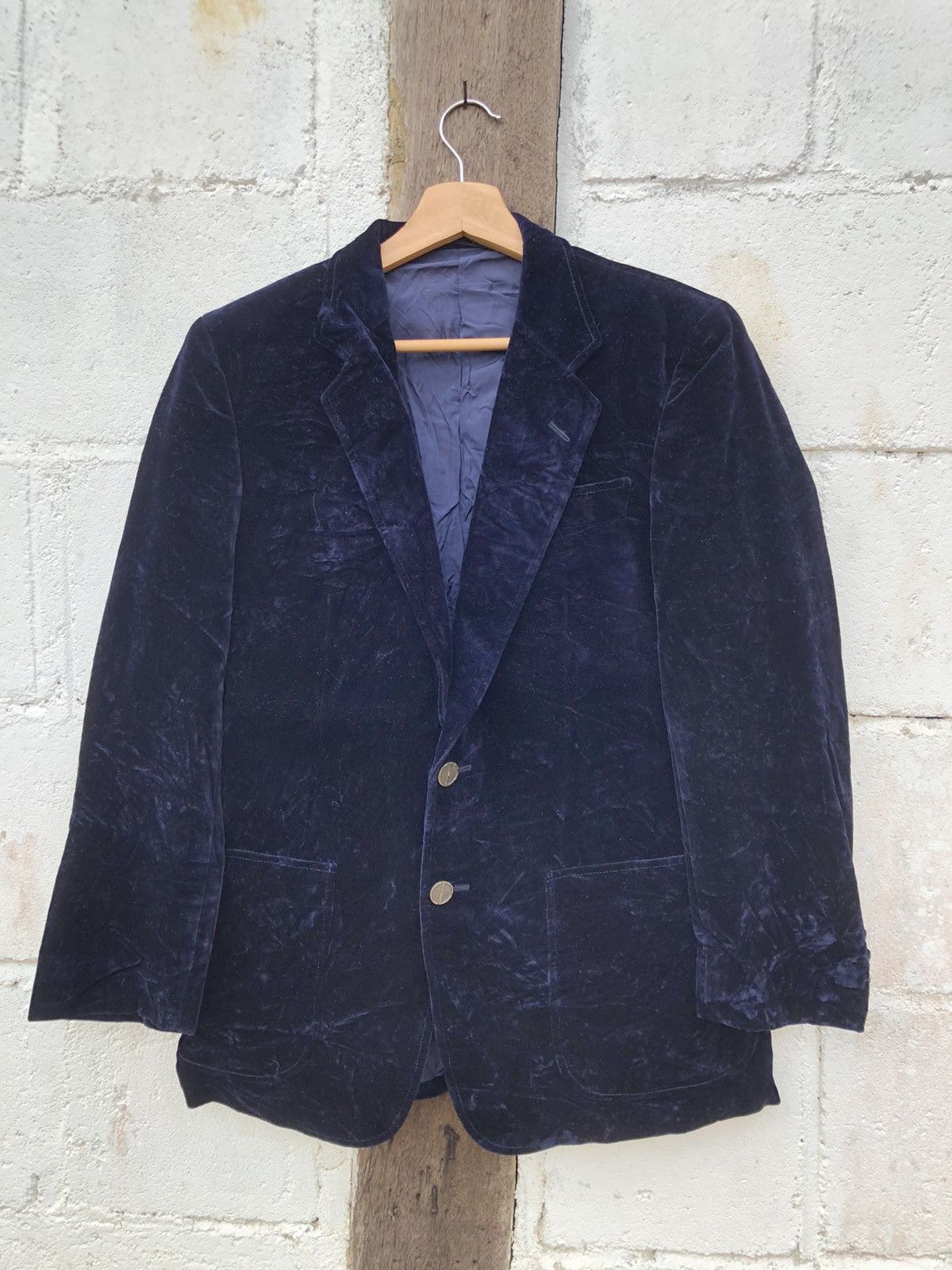 Christian Dior Monsieur × Velvet Christian Dior Monsieur By K. Jahigami Blazer Size 40L - 3 Thumbnail