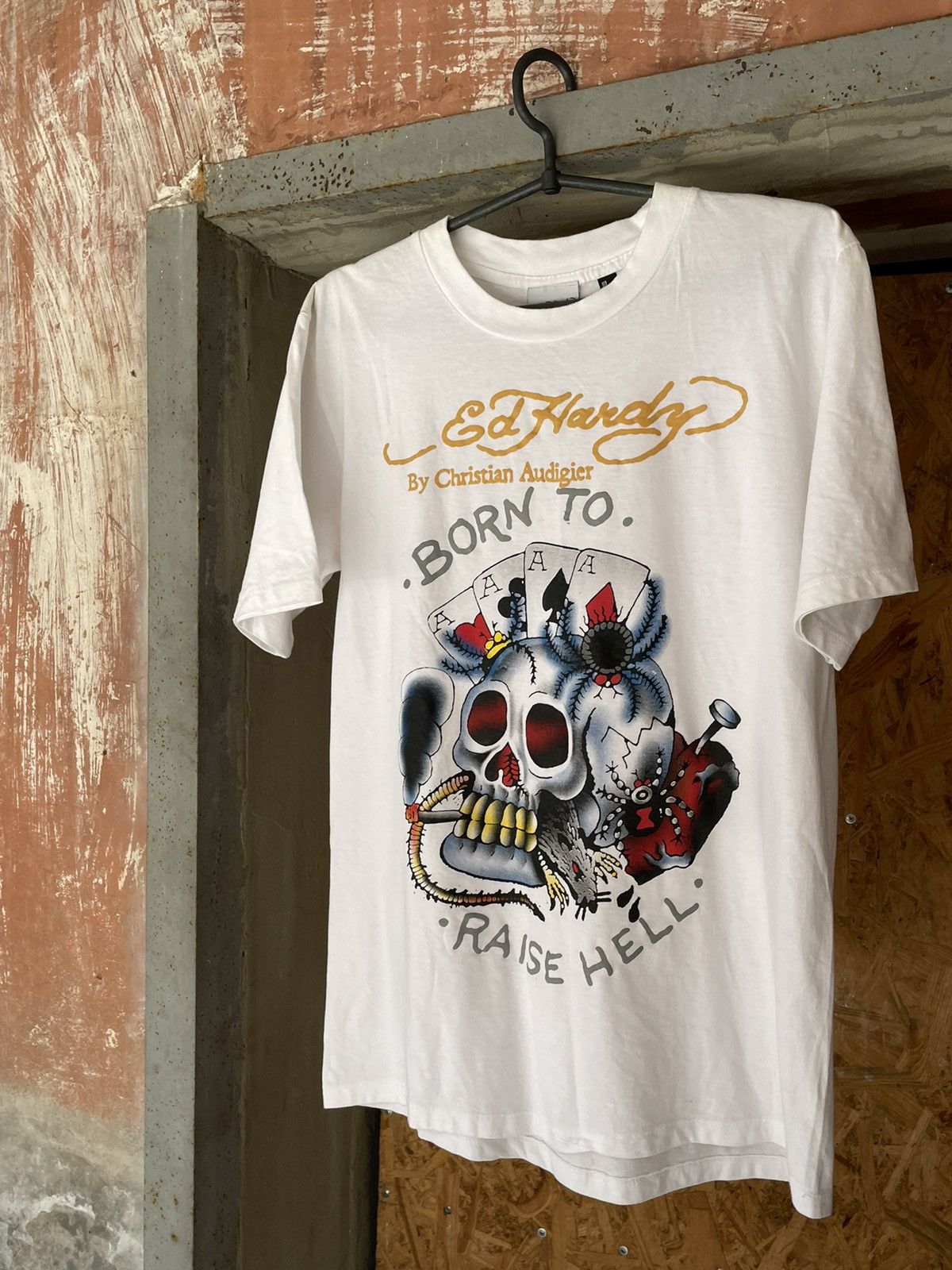 Ed Hardy Vintage Ed Hardy by Christian Audigier T-shirts Logo 90s Y2K Size US S / EU 44-46 / 1 - 1 Thumbnail