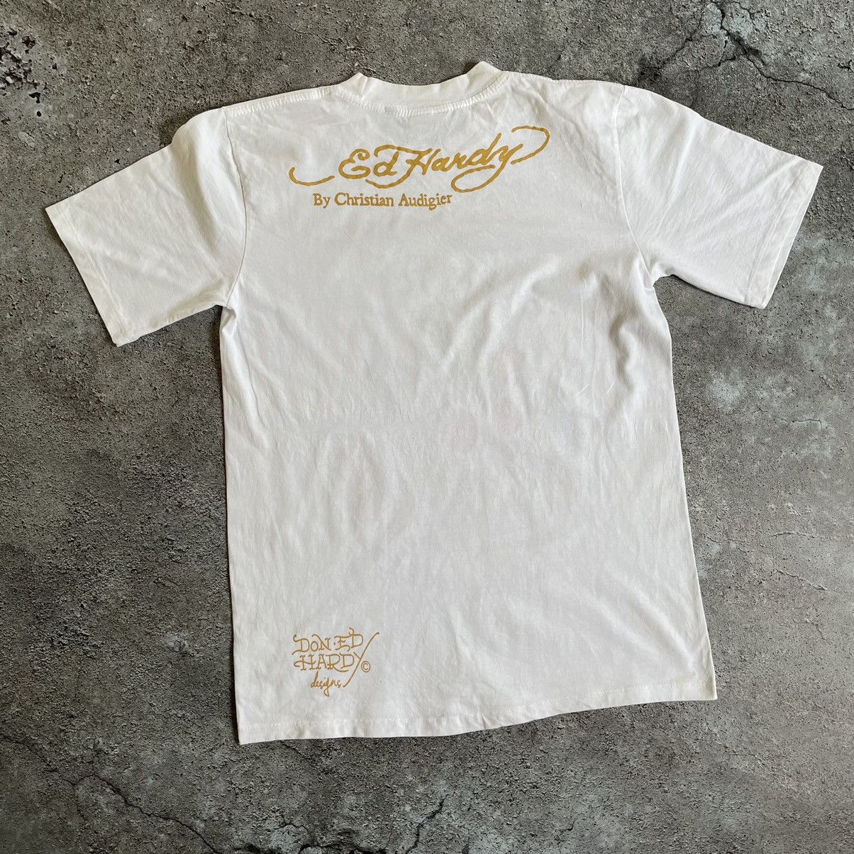 Ed Hardy Vintage Ed Hardy by Christian Audigier T-shirts Logo 90s Y2K Size US S / EU 44-46 / 1 - 5 Thumbnail