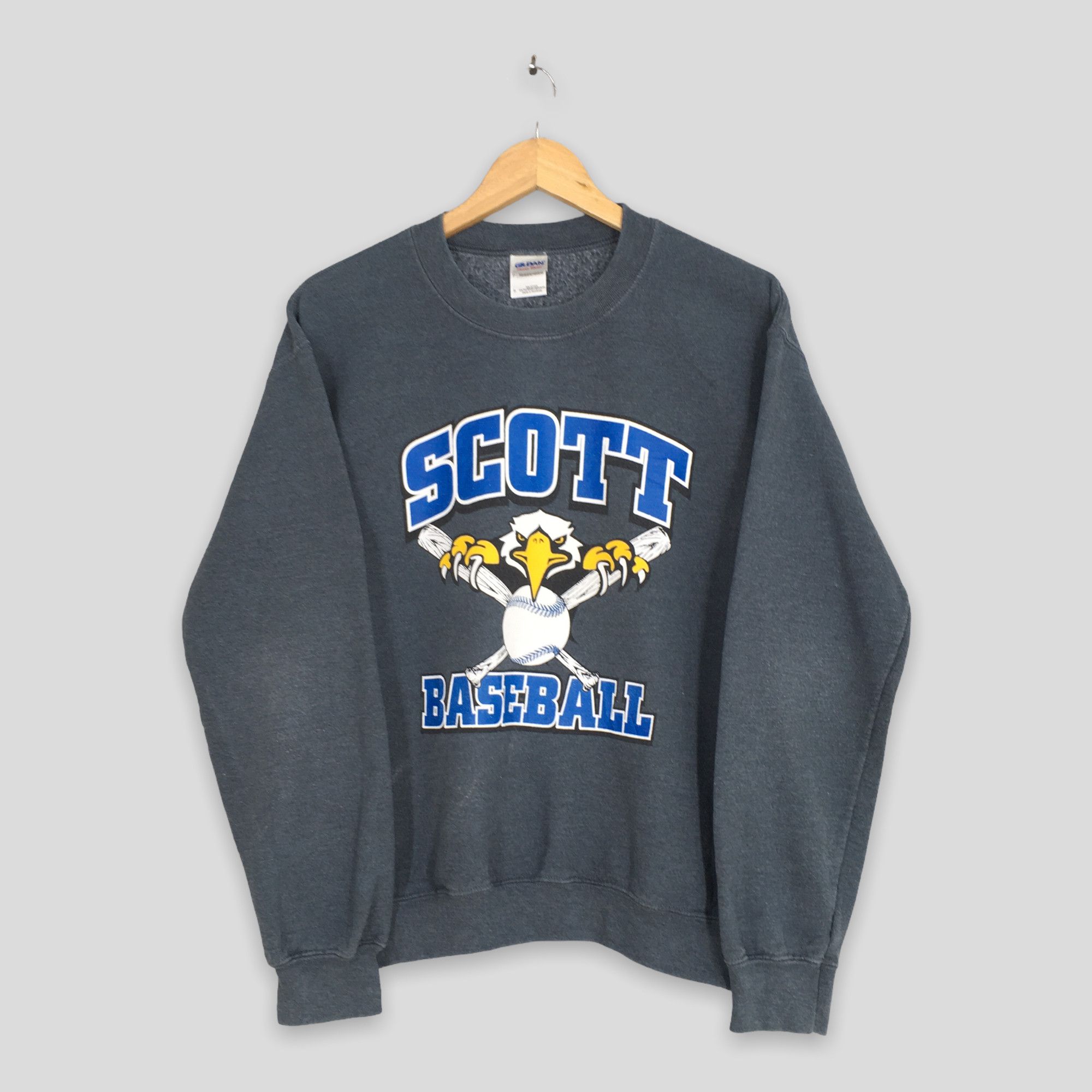 Vintage Vintage Scott High School Baseball Sweatshirt Small Size US S / EU 44-46 / 1 - 1 Thumbnail