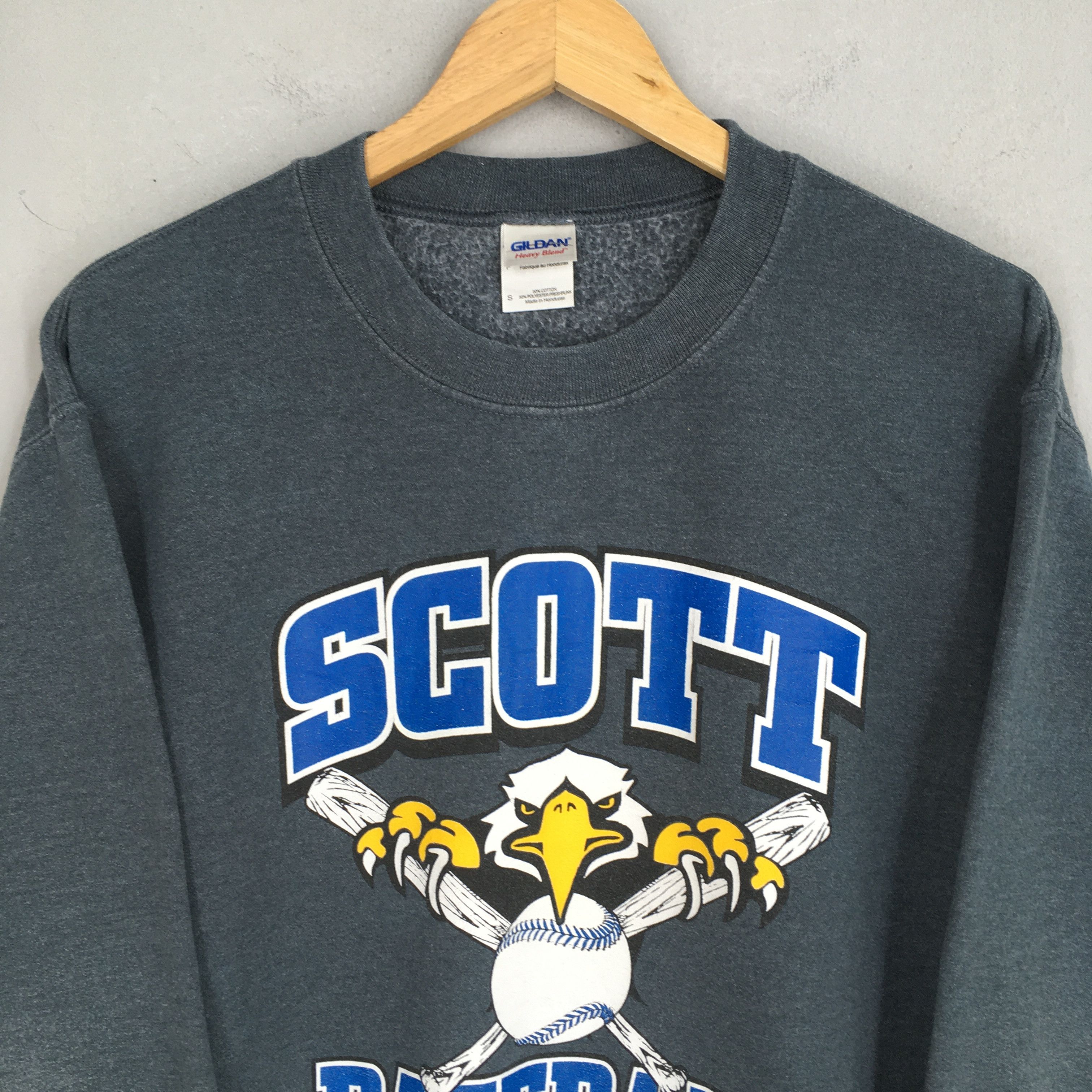 Vintage Vintage Scott High School Baseball Sweatshirt Small Size US S / EU 44-46 / 1 - 2 Thumbnail