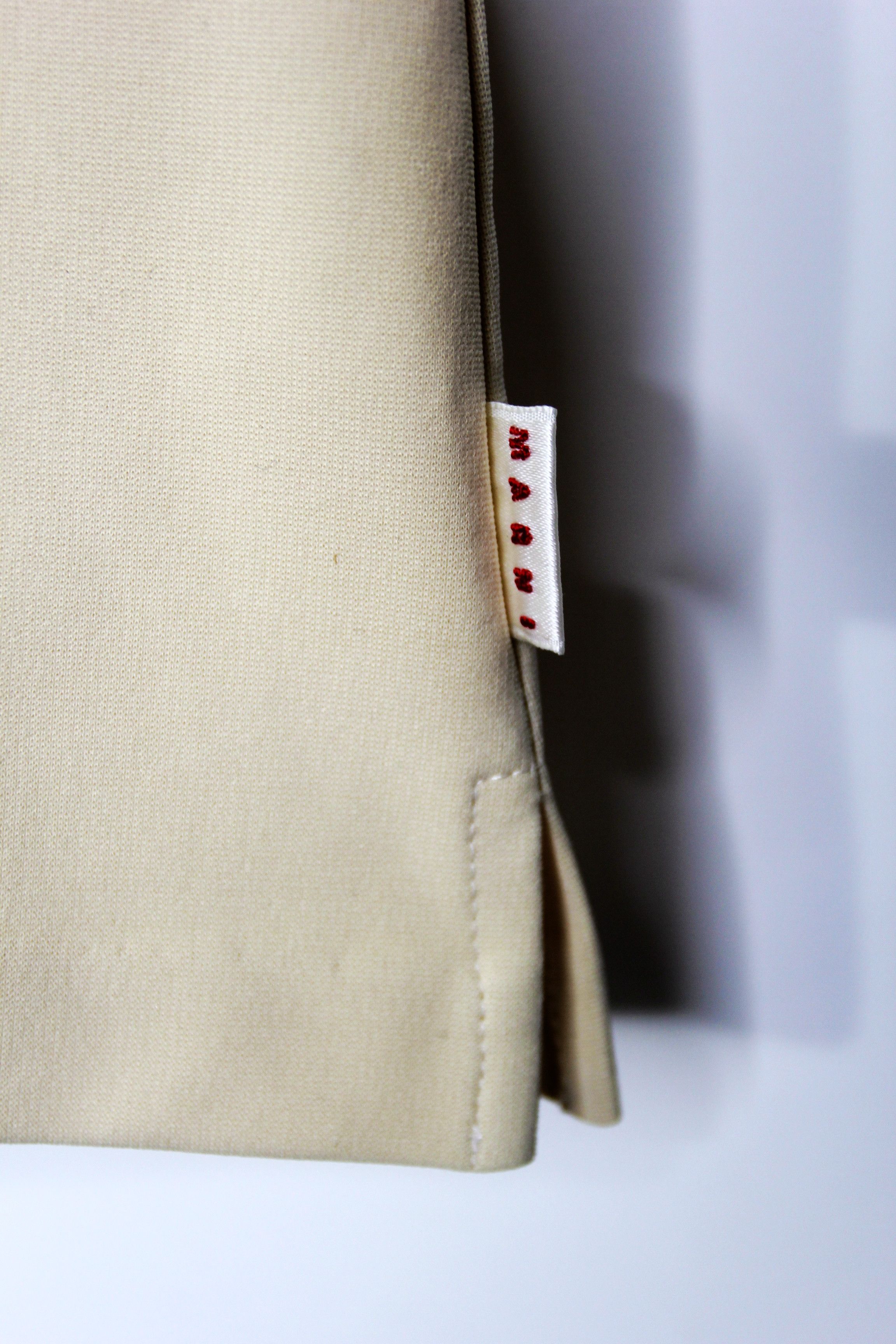 Marni BNWT AW20 MARNI OFF WHITE SLIM FITTING TSHIRT 50 Size US M / EU 48-50 / 2 - 5 Thumbnail