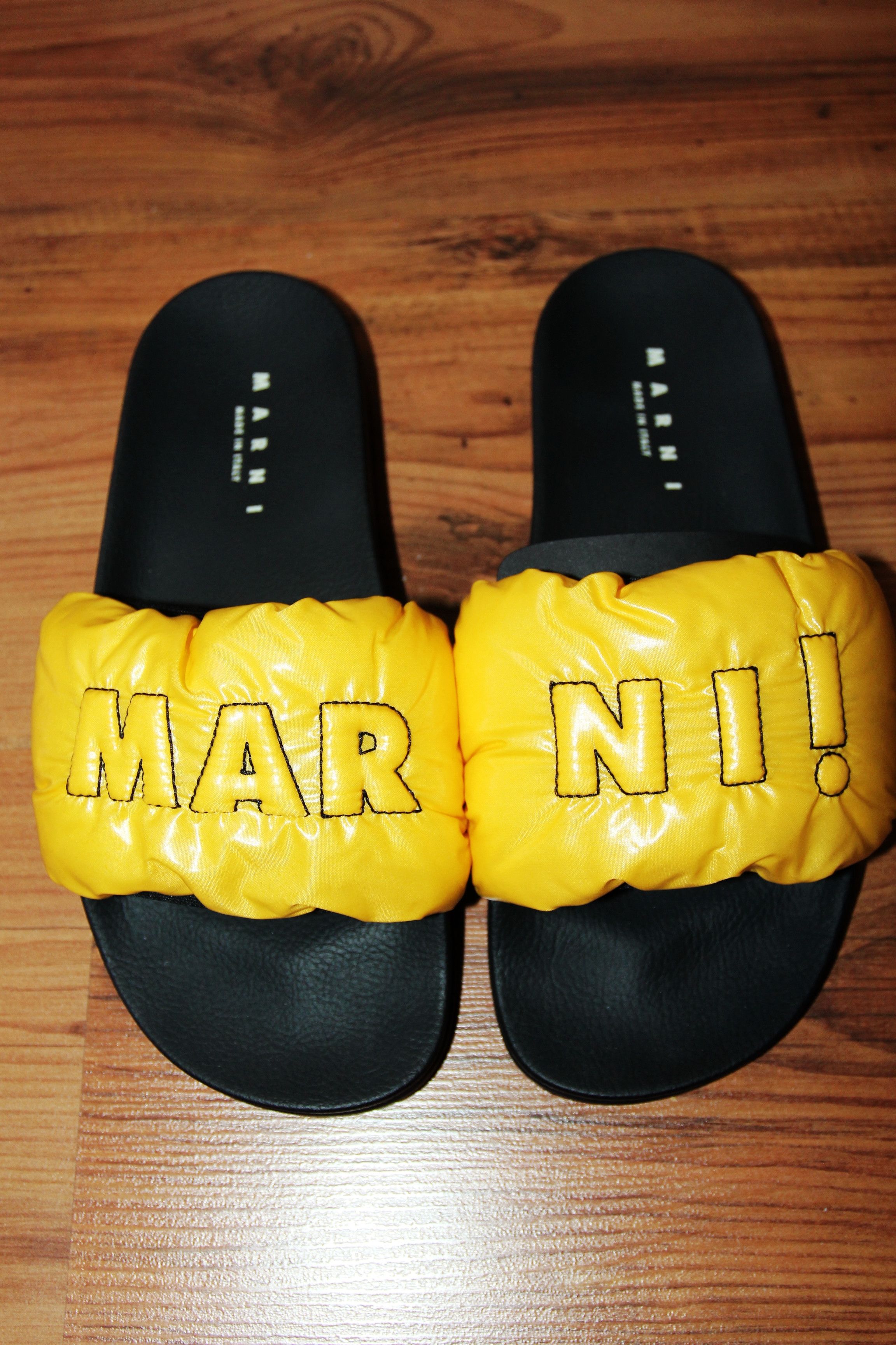 Marni BNWT AW21 MARNI LOGO PUFFY POOL SLIDE SANDAL 40 Size US 7 / EU 40 - 3 Thumbnail