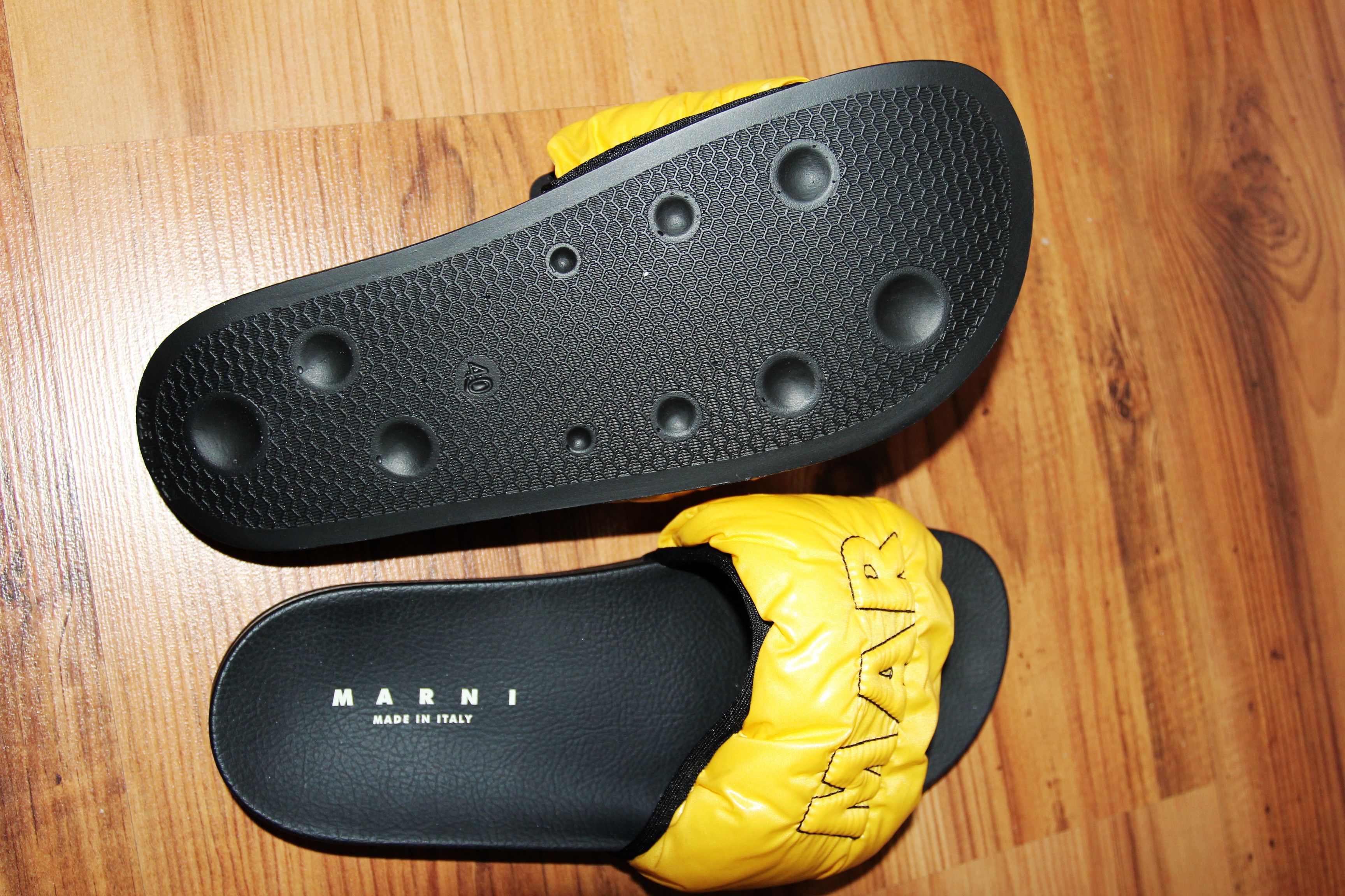 Marni BNWT AW21 MARNI LOGO PUFFY POOL SLIDE SANDAL 40 Size US 7 / EU 40 - 5 Thumbnail
