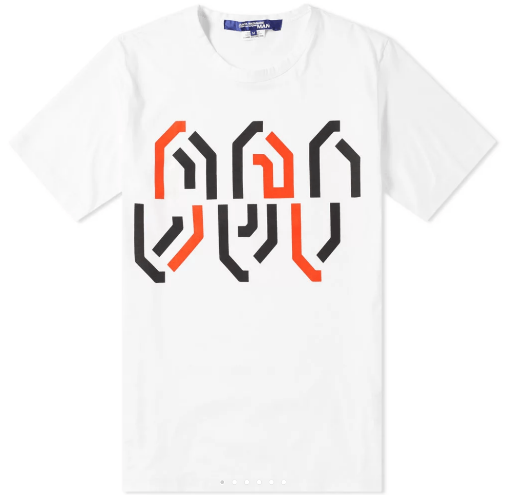 Junya Watanabe BNWT AW18 JUNYA WATANABE BLACK AND RED PRINT TSHIRT S Size US S / EU 44-46 / 1 - 12 Thumbnail