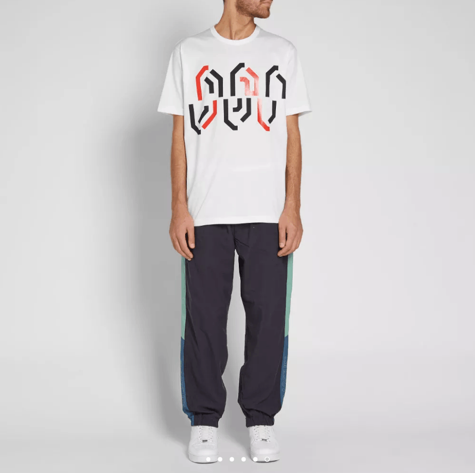 Junya Watanabe BNWT AW18 JUNYA WATANABE BLACK AND RED PRINT TSHIRT S Size US S / EU 44-46 / 1 - 14 Thumbnail