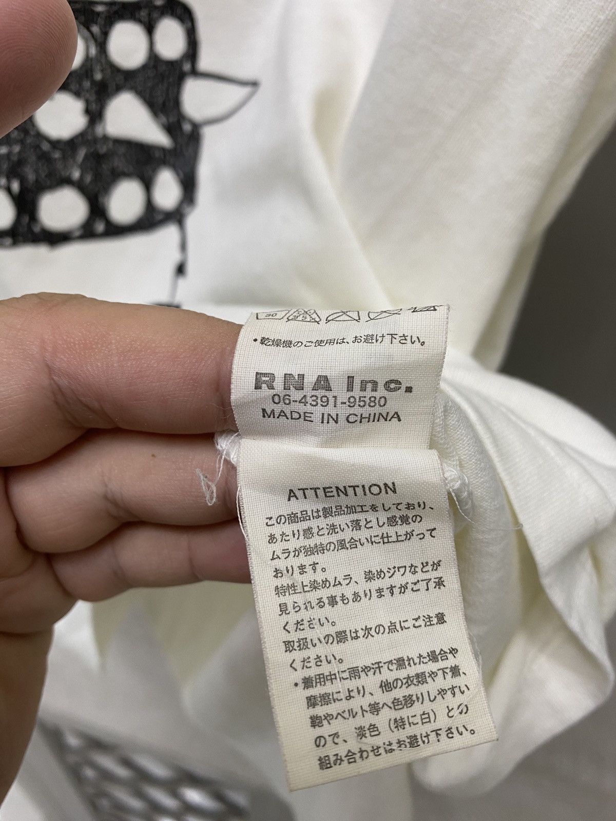 Hysteric Glamour × Japanese Brand RNA DNA Japan oh Shit!! Bear roarrr shirt Size US L / EU 52-54 / 3 - 8 Thumbnail