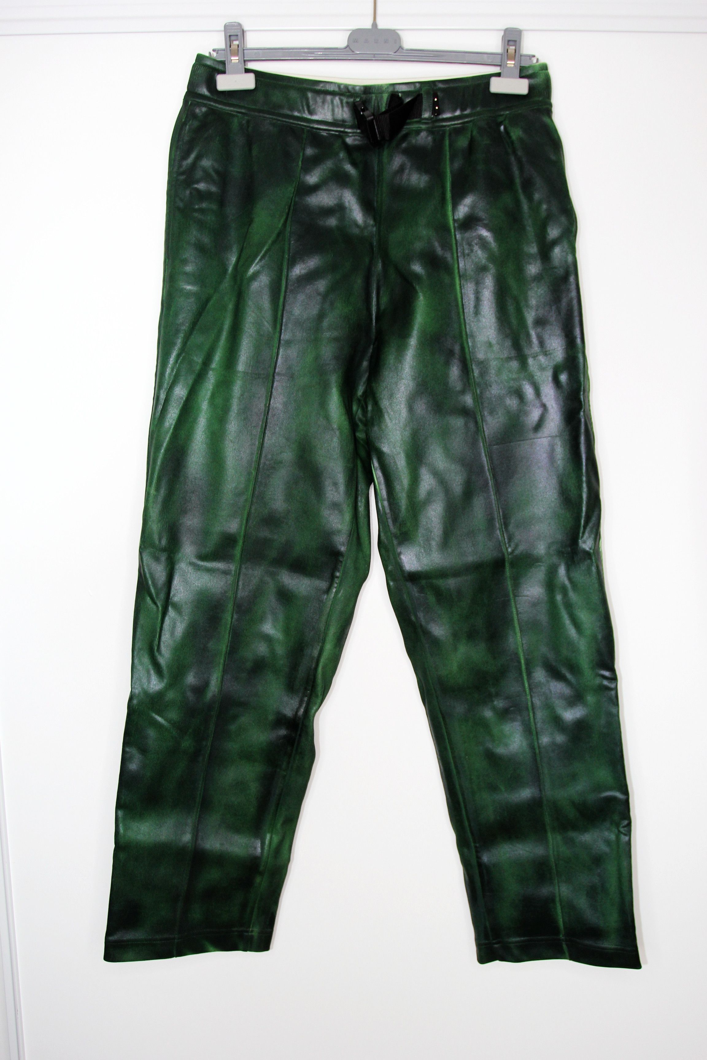 TAAKK BNWOT SS20 TAAKK GREEN NYLON PANTS M Size US 31 - 2 Thumbnail