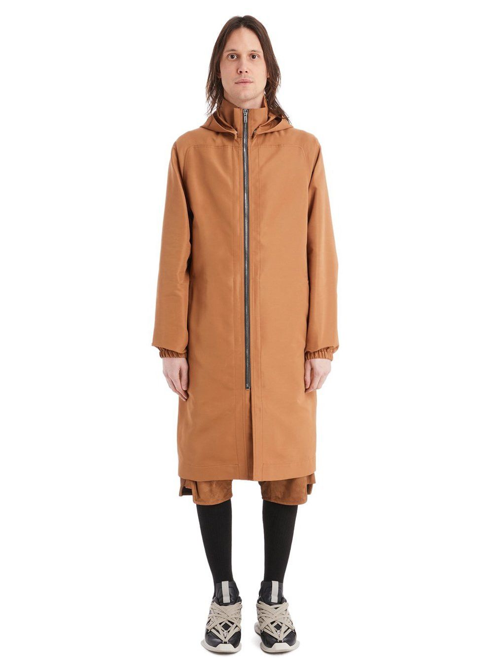 Rick Owens BNWT SS21 RICK OWENS "PHLEGETHON" WIND PEA JACKET 48 Size US M / EU 48-50 / 2 - 12 Thumbnail