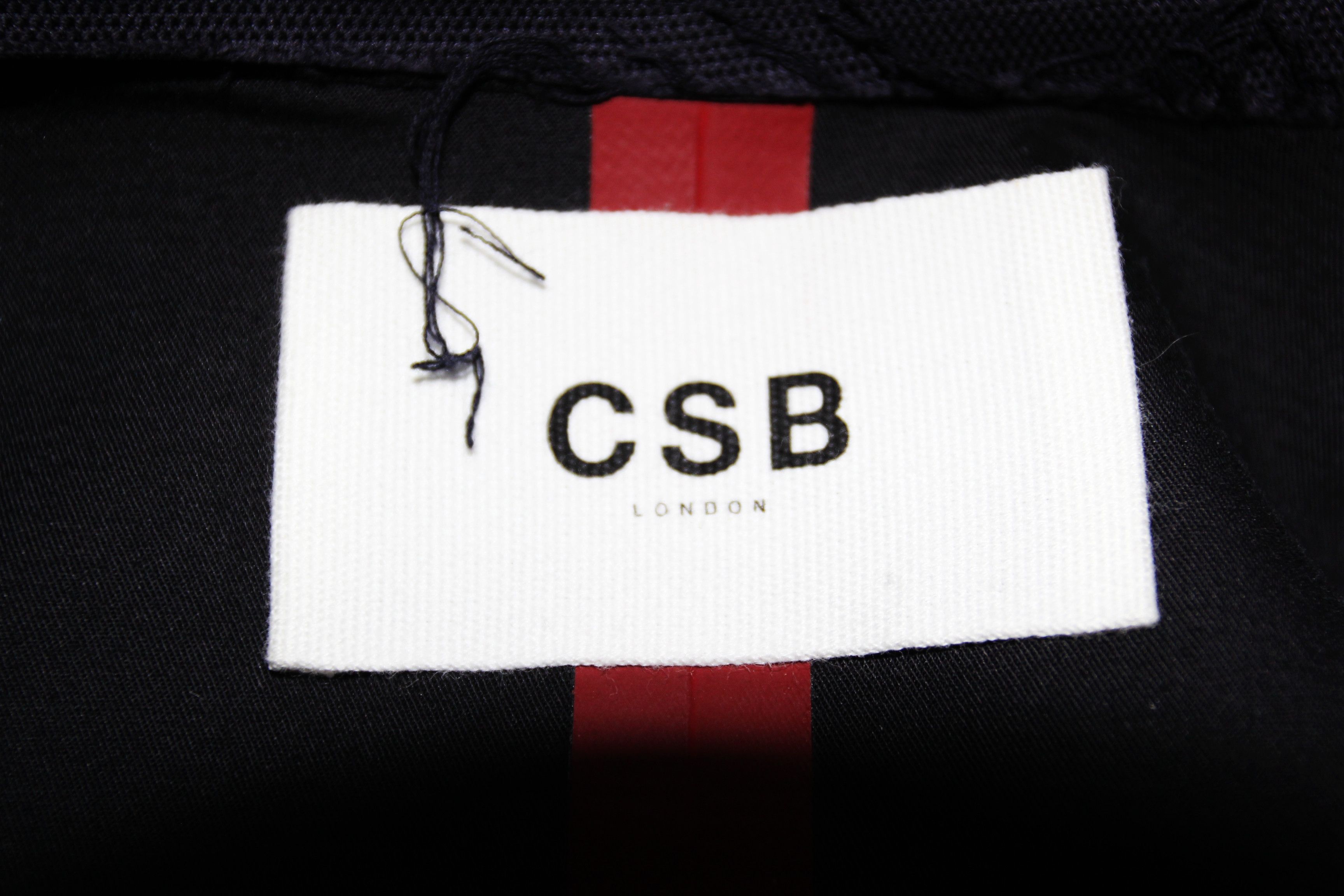 CSB SS16 CSB LONDON LASER CUT BONDED JACKET M Size US M / EU 48-50 / 2 - 14 Thumbnail