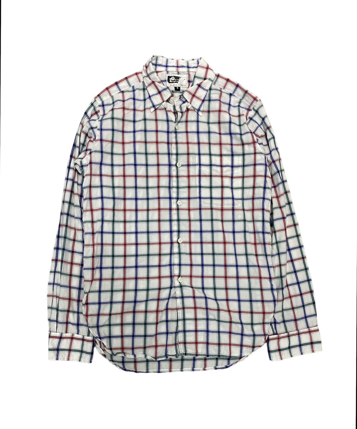 EG checked button up