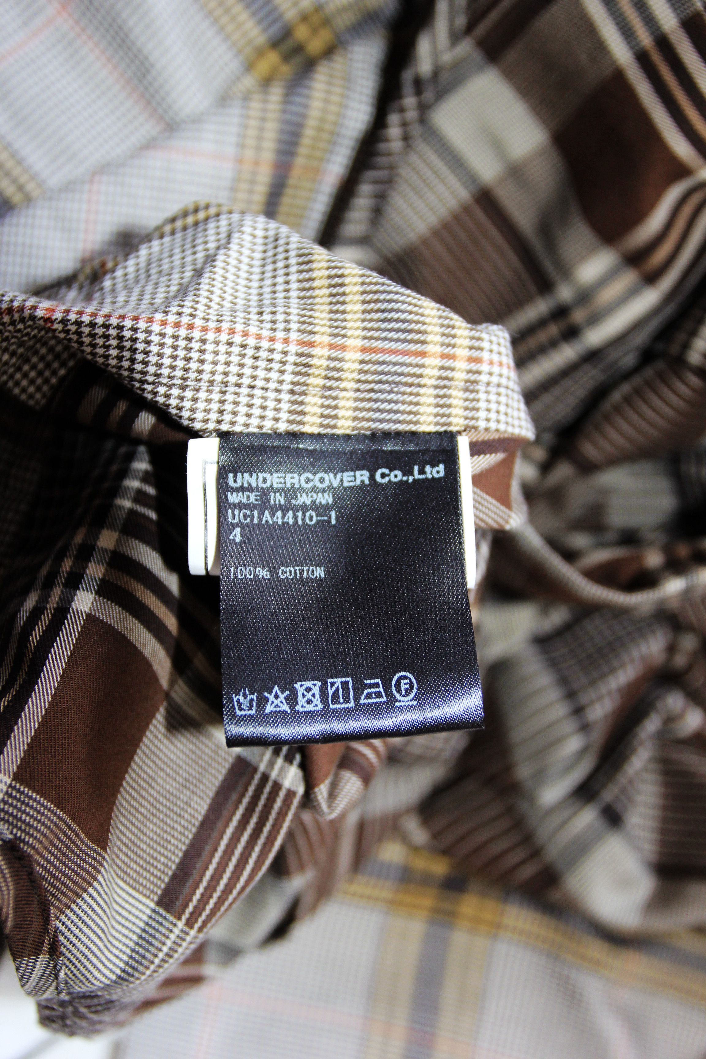 Undercover BNWT SS21 UNDERCOVER CHECK SHIRT 4 Size US XL / EU 56 / 4 - 12 Thumbnail