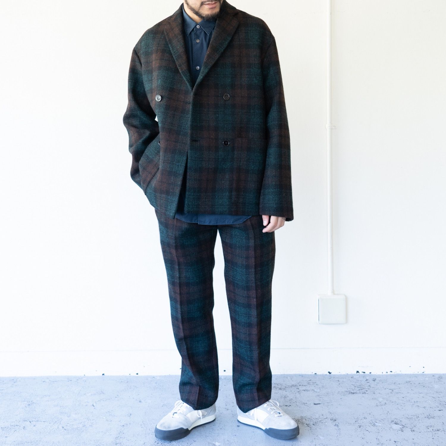OAMC BNWT AW19 OAMC D.B HARRIS TWEED TARTAN JACKET 52 Size US L / EU 52-54 / 3 - 20 Thumbnail