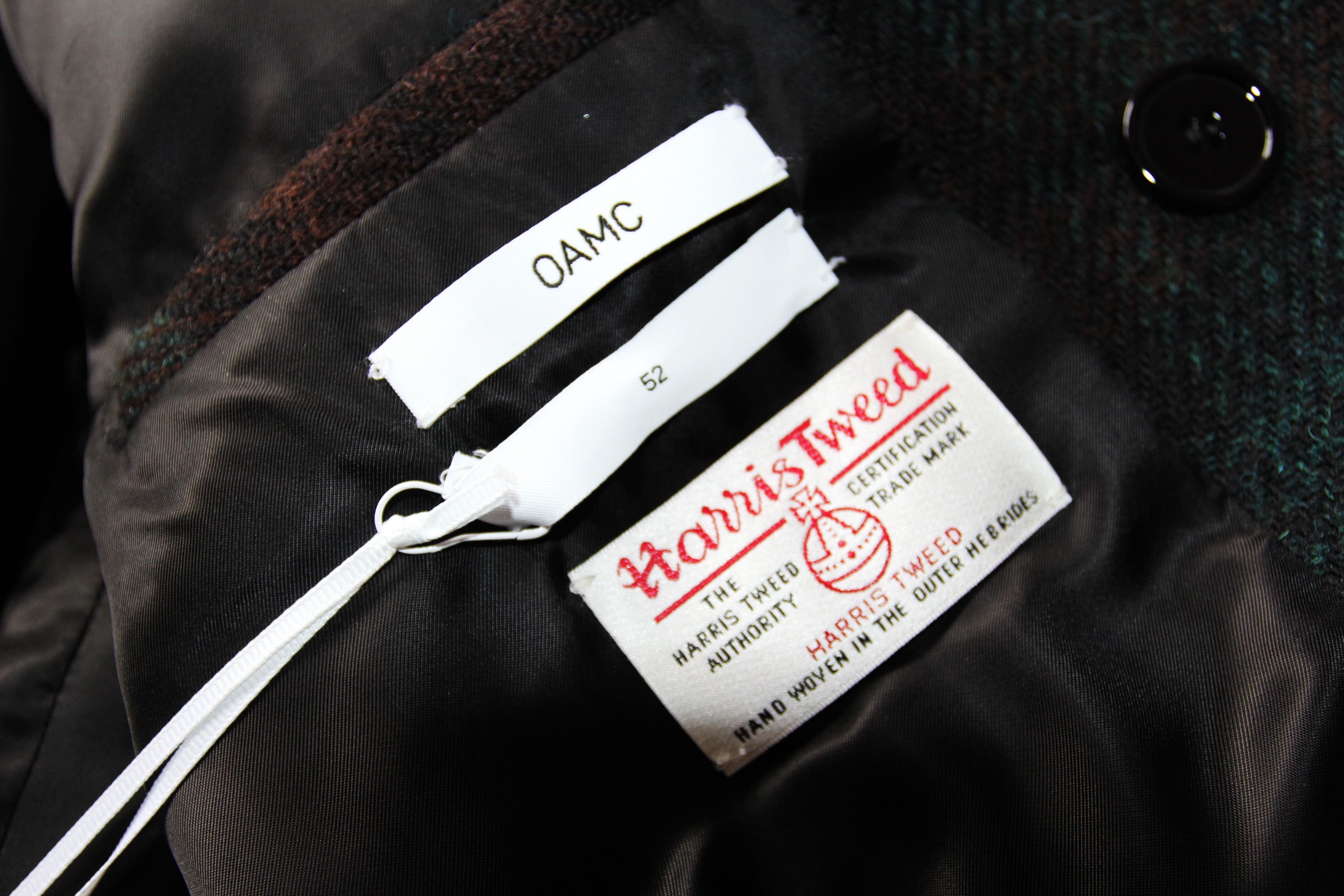 OAMC BNWT AW19 OAMC D.B HARRIS TWEED TARTAN JACKET 52 Size US L / EU 52-54 / 3 - 12 Thumbnail