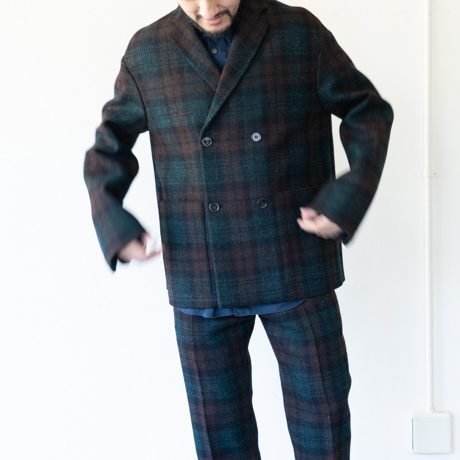 OAMC BNWT AW19 OAMC D.B HARRIS TWEED TARTAN JACKET 52 Size US L / EU 52-54 / 3 - 19 Thumbnail
