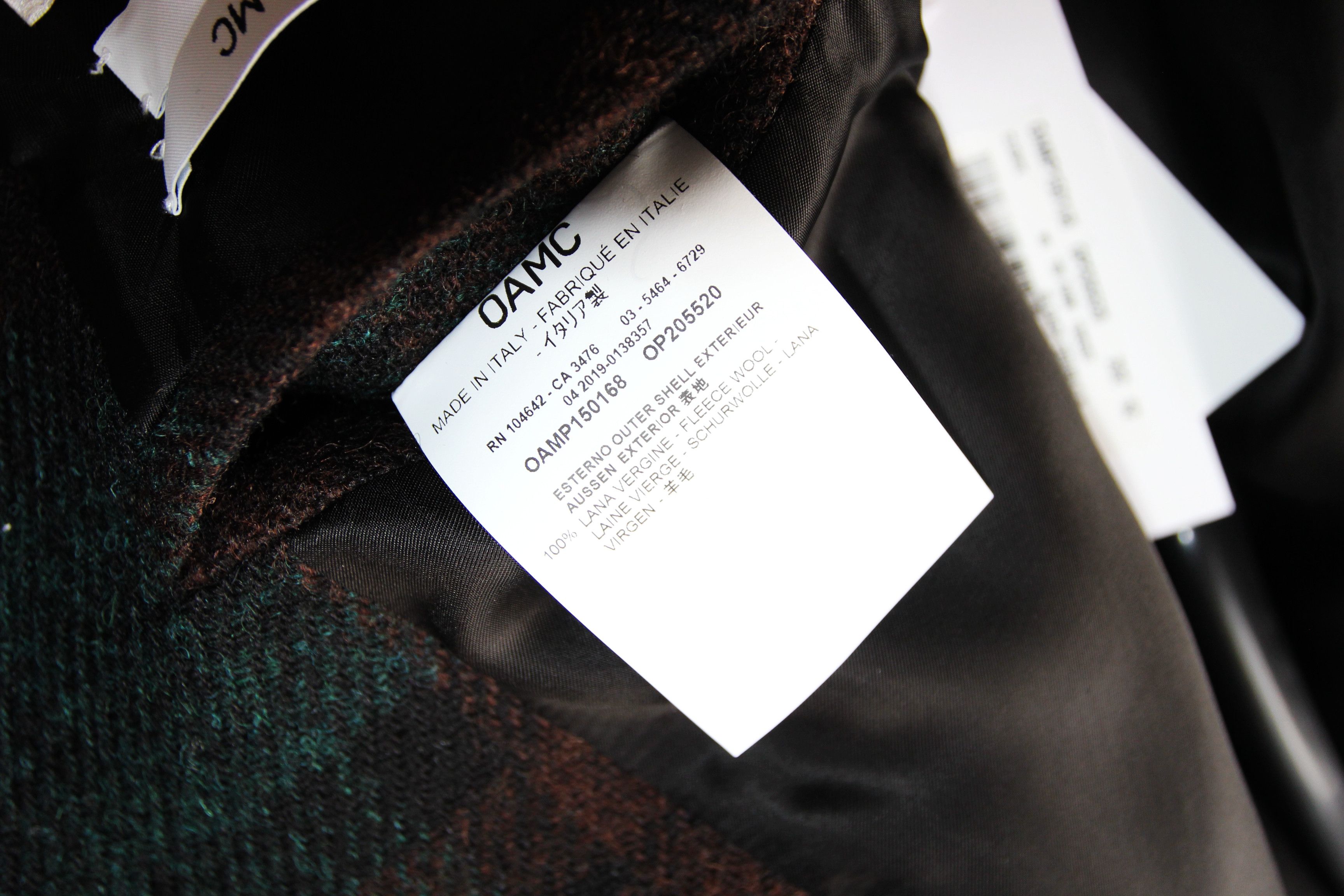 OAMC BNWT AW19 OAMC D.B HARRIS TWEED TARTAN JACKET 52 Size US L / EU 52-54 / 3 - 13 Thumbnail