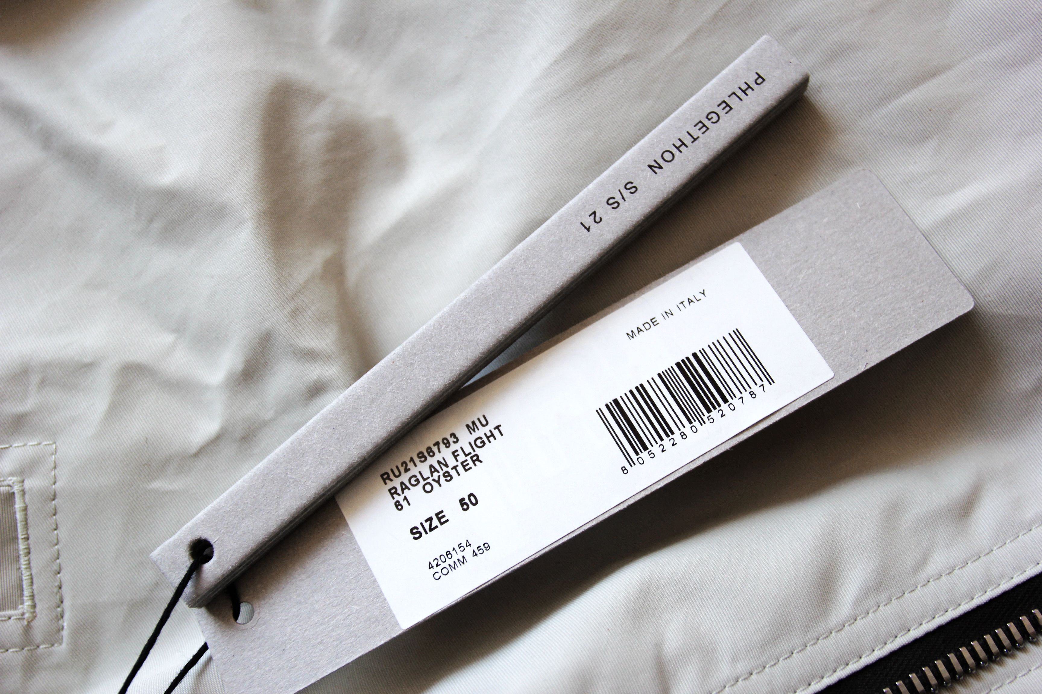 Rick Owens BNWT SS21 RICK OWENS "PHLEGETHON" RAGLAN FLIGHT JACKET 50 Size US M / EU 48-50 / 2 - 11 Thumbnail