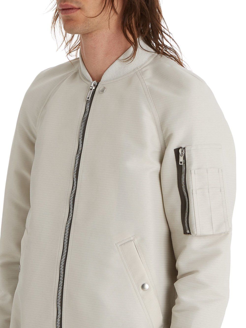 Rick Owens BNWT SS21 RICK OWENS "PHLEGETHON" RAGLAN FLIGHT JACKET 50 Size US M / EU 48-50 / 2 - 17 Thumbnail
