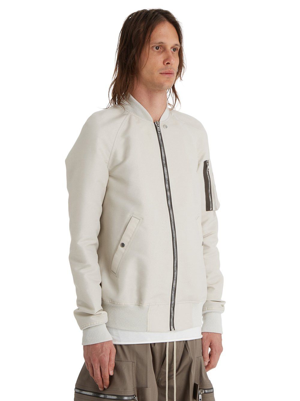 Rick Owens BNWT SS21 RICK OWENS "PHLEGETHON" RAGLAN FLIGHT JACKET 50 Size US M / EU 48-50 / 2 - 15 Thumbnail