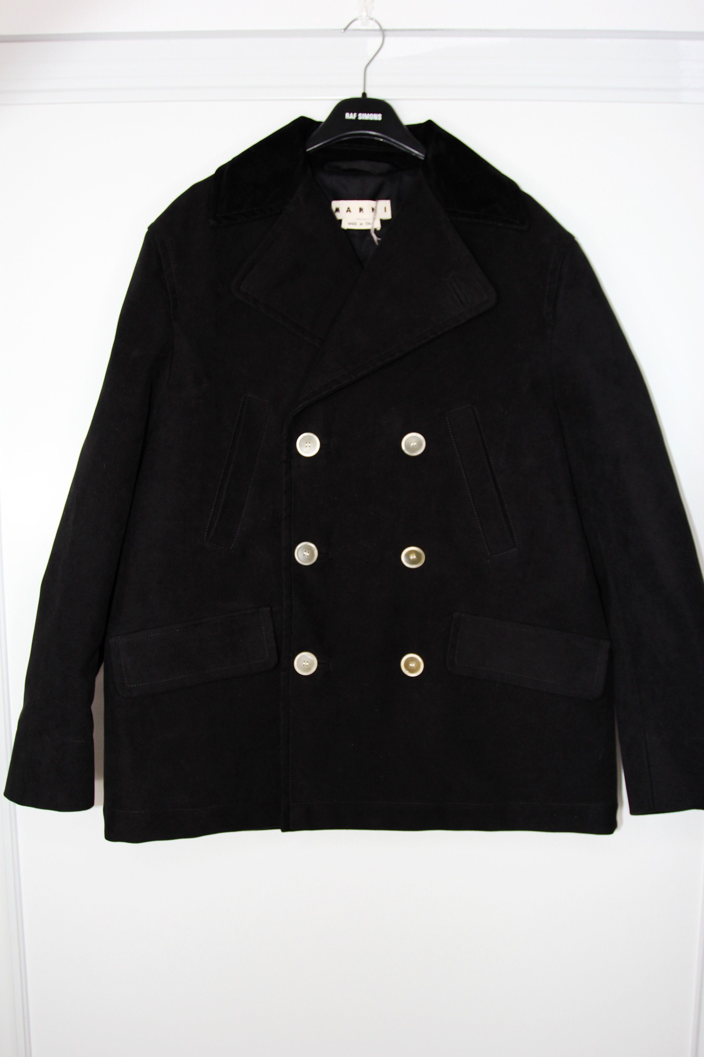 Marni BNWT AW20 MARNI DOUBLE BREASTED SUEDE COTTON COAT 48 Size US M / EU 48-50 / 2 - 2 Thumbnail