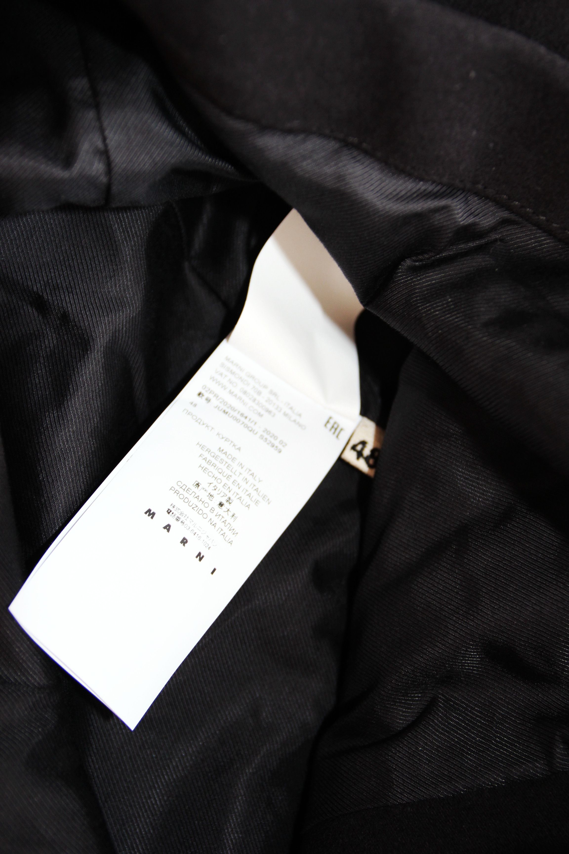 Marni BNWT AW20 MARNI DOUBLE BREASTED SUEDE COTTON COAT 48 Size US M / EU 48-50 / 2 - 11 Thumbnail