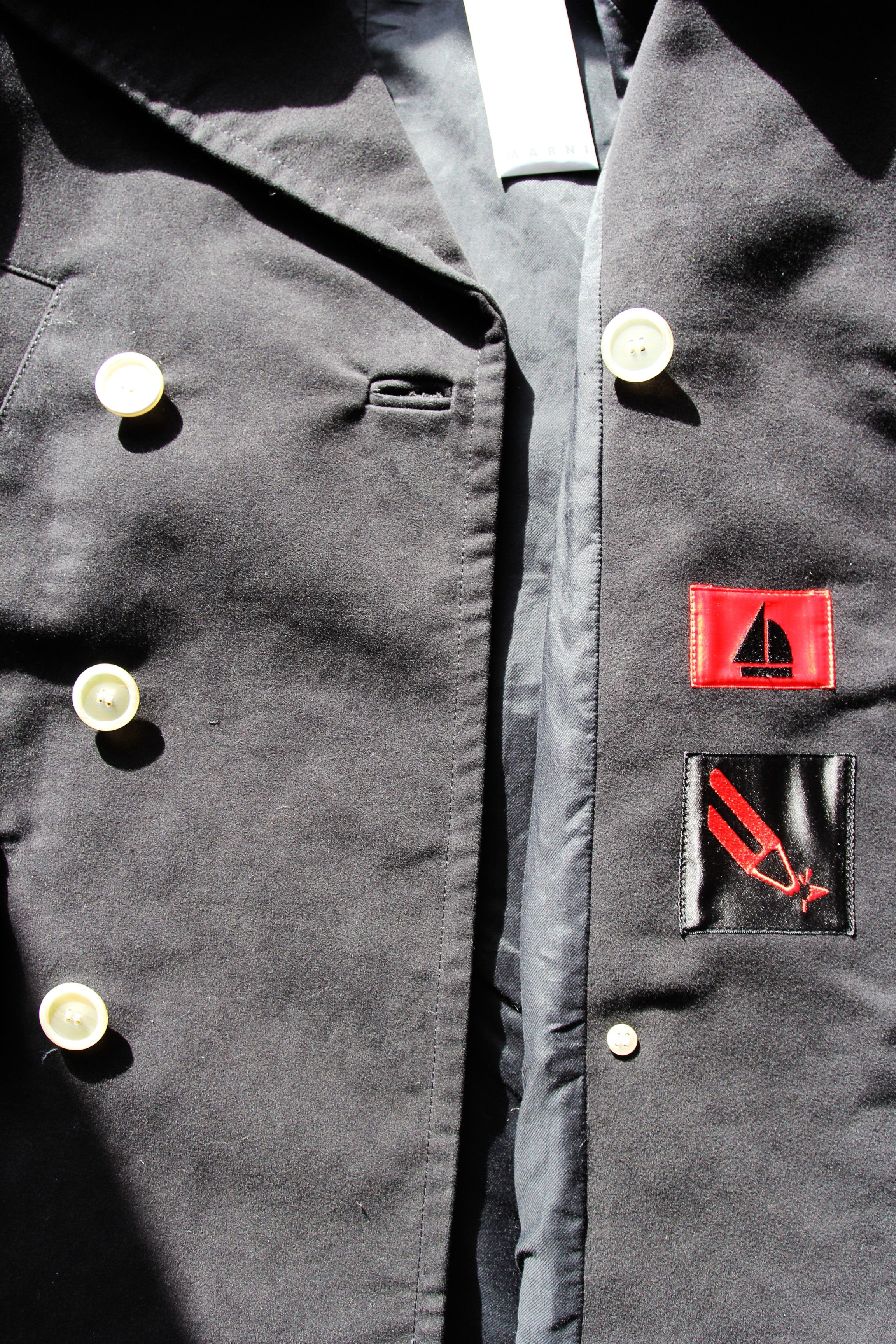 Marni BNWT AW20 MARNI DOUBLE BREASTED SUEDE COTTON COAT 48 Size US M / EU 48-50 / 2 - 9 Thumbnail