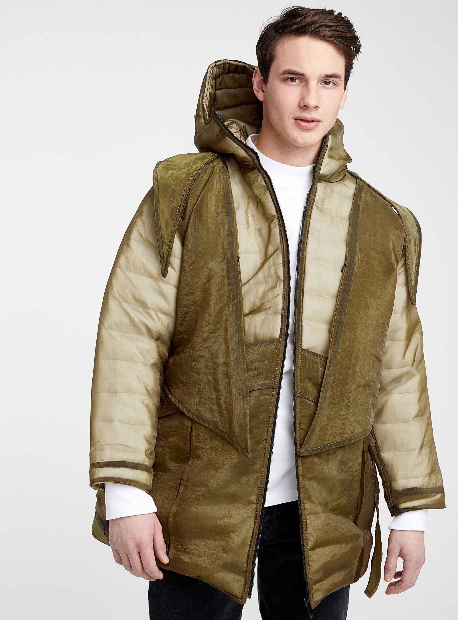 image of Aw19 Cottweiler Oversized Jacket M in Brown, Men's (Size Medium)
