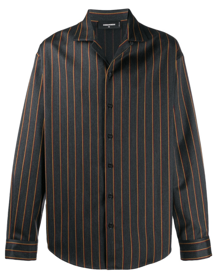 Dsquared2 BNWT AW20 DSQUARED2 PREPPY STRIPE PATTERN SHIRT 48 Size US M / EU 48-50 / 2 - 13 Thumbnail