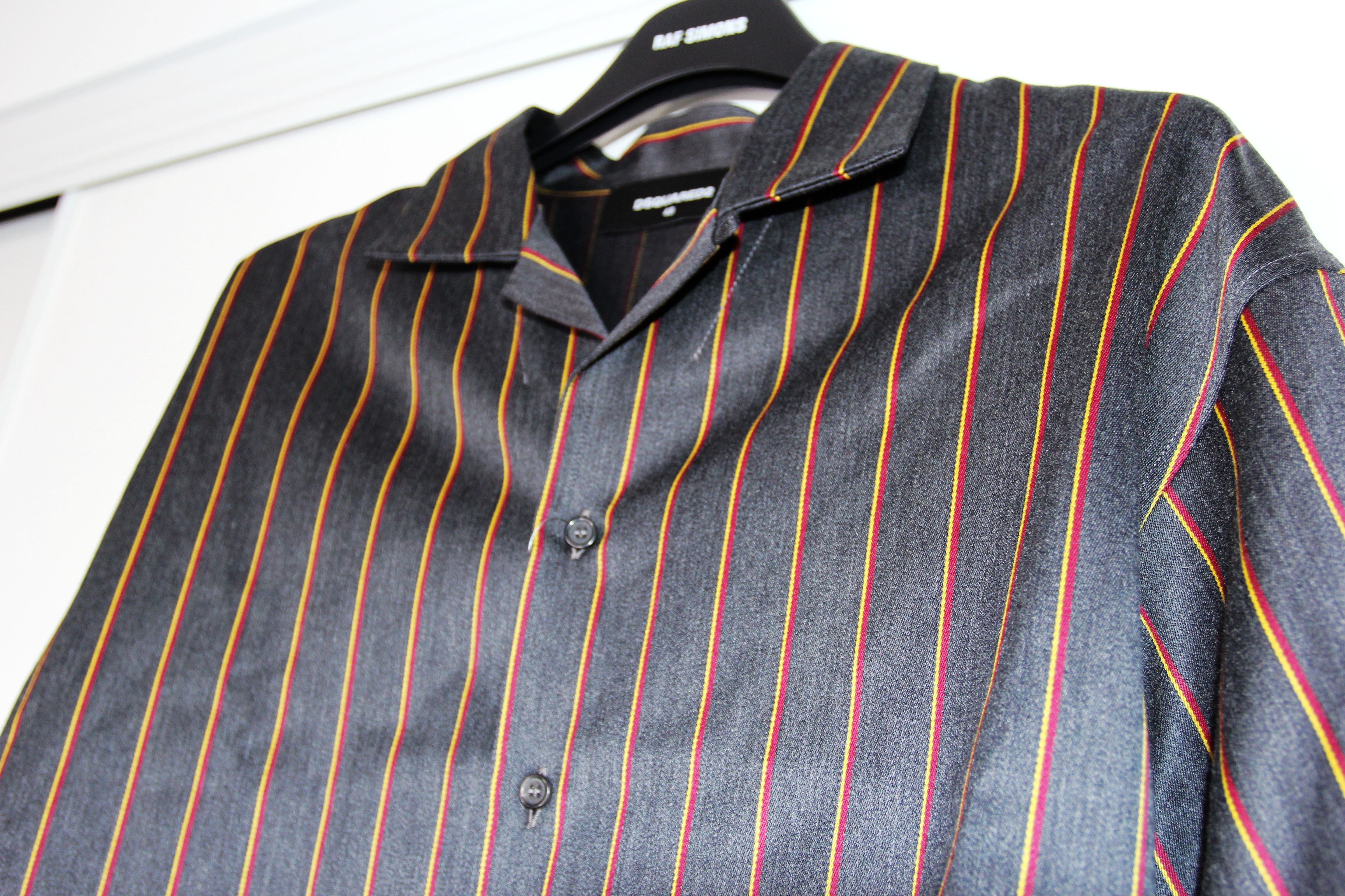 Dsquared2 BNWT AW20 DSQUARED2 PREPPY STRIPE PATTERN SHIRT 48 Size US M / EU 48-50 / 2 - 4 Thumbnail